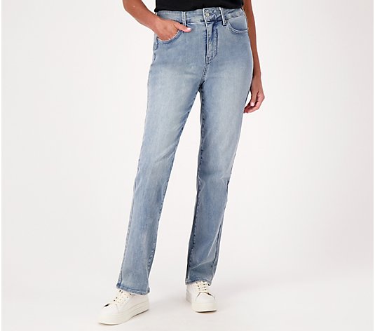 NYDJ Curve Shaper Marilyn Straight Jeans- Thistle Falls