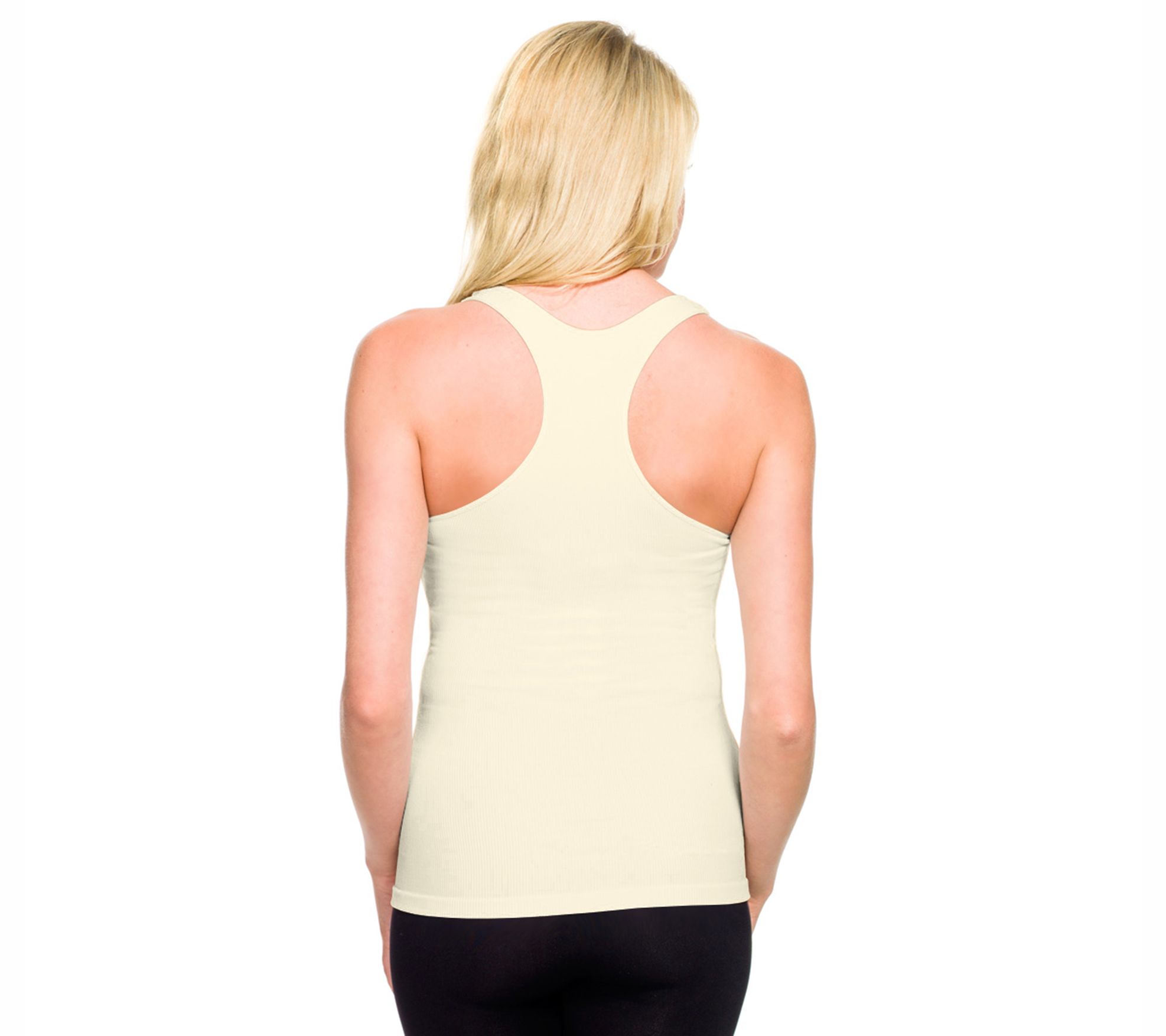 Skinnytees Ribbed Racerback Tank