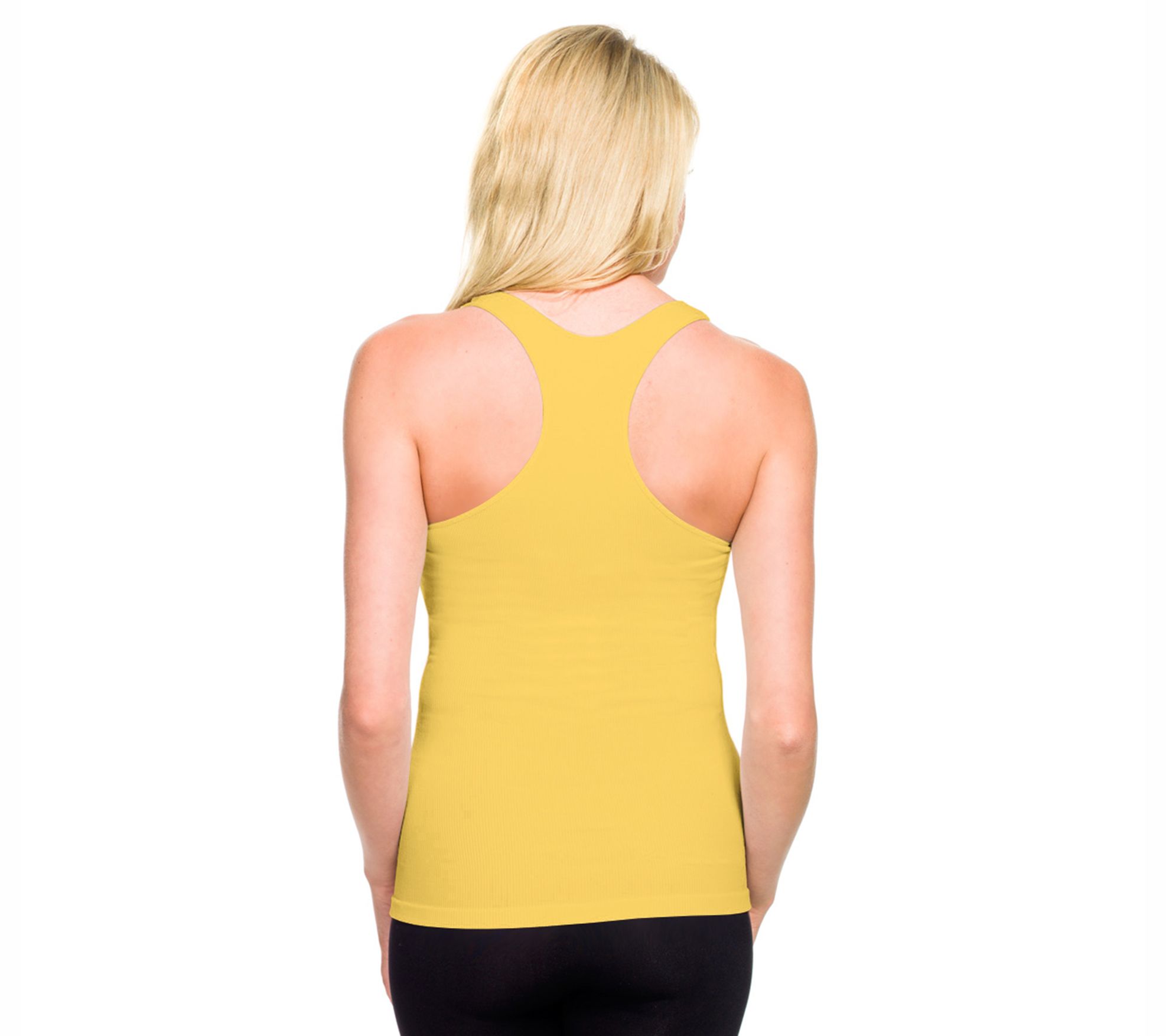 Skinnytees Ribbed Racerback Tank