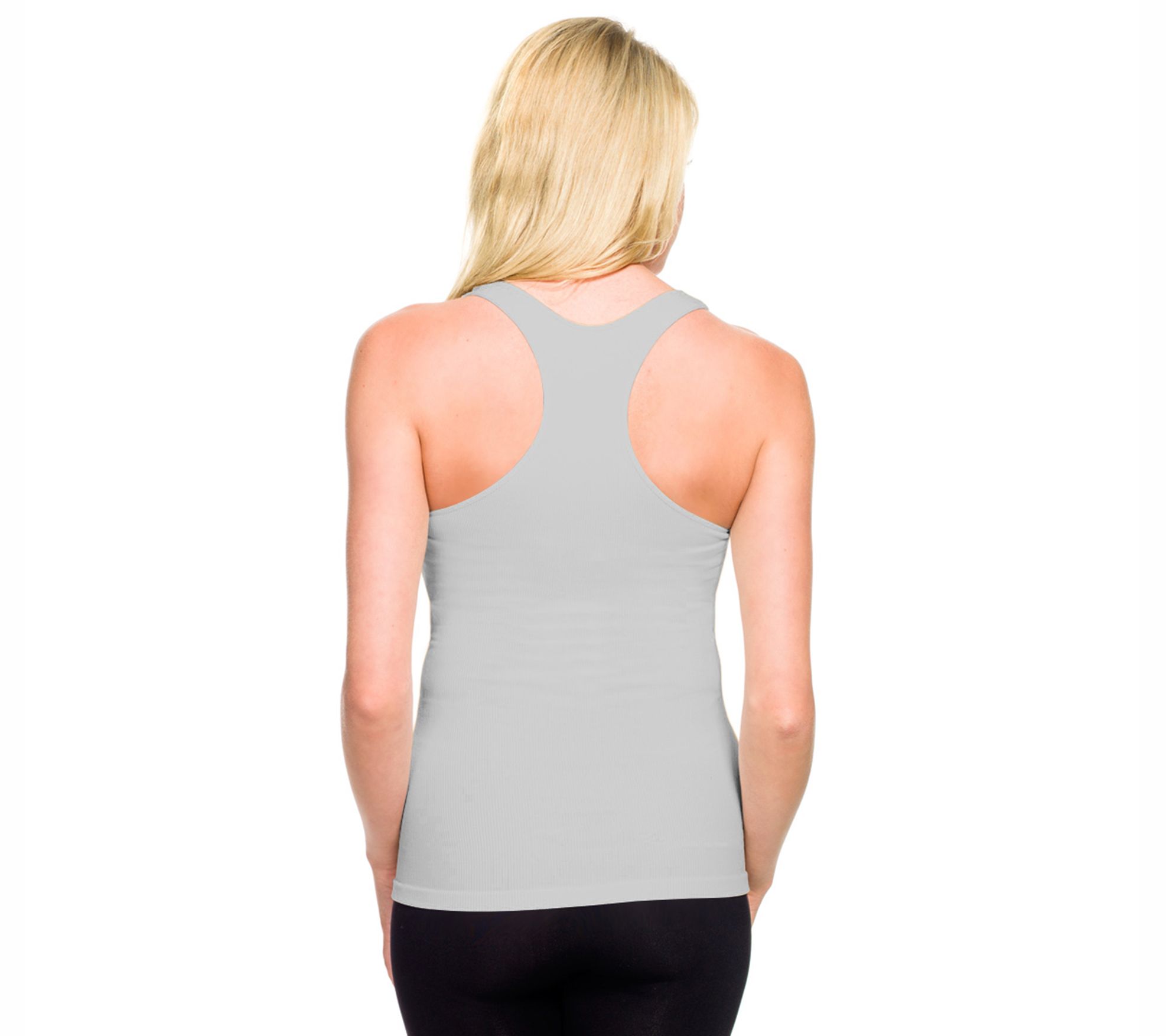 Skinnytees Ribbed Racerback Tank