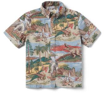 Reyn Spooner - Boys Dinos In Paradise Button-Front Shirt - A554567
