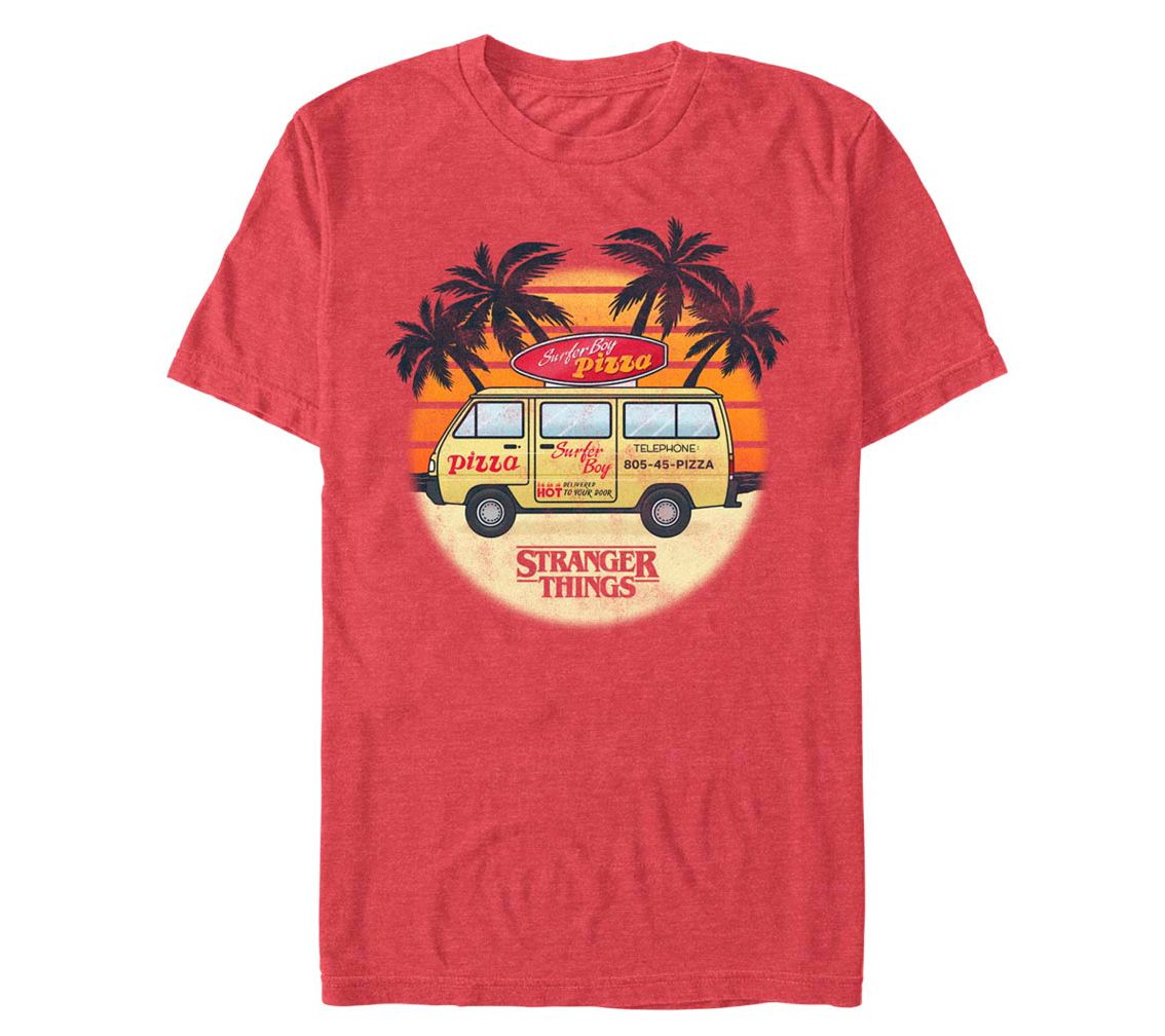 Fifth Sun Men's Stranger Things Surfer Boy Sunset Tee