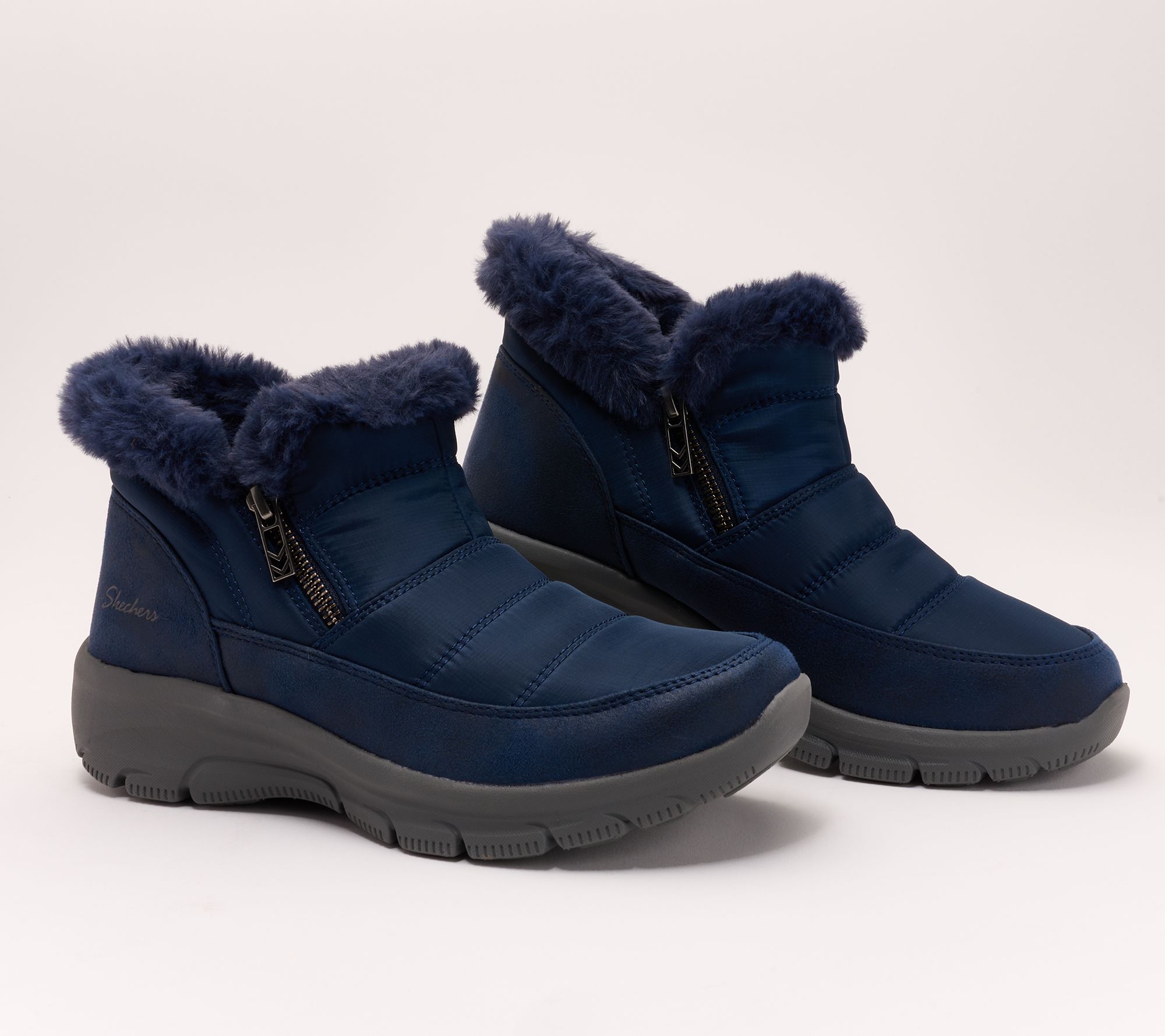 Skechers Easy Going Water Repellent Vegan Boots- Frosty Charm - QVC.com