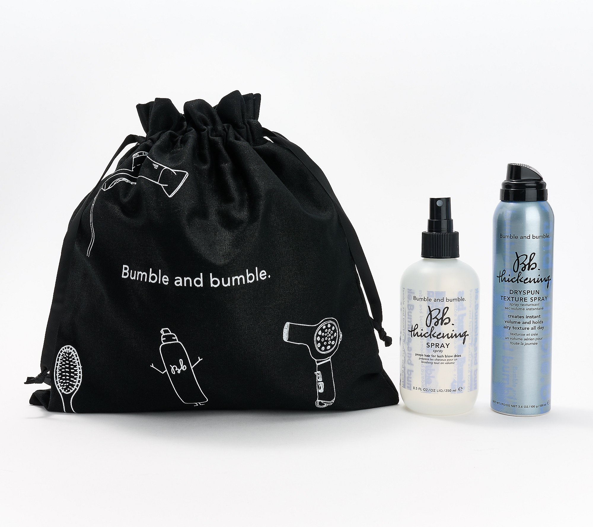 Bumble and bumble. Thickening Dryspun + Spray Gift Set