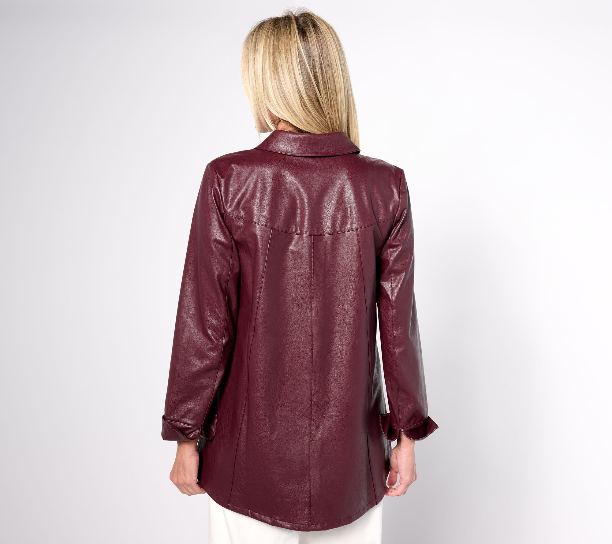 Burgundy Faux Leather Pants – BeauTIFFully Blessed Boutique
