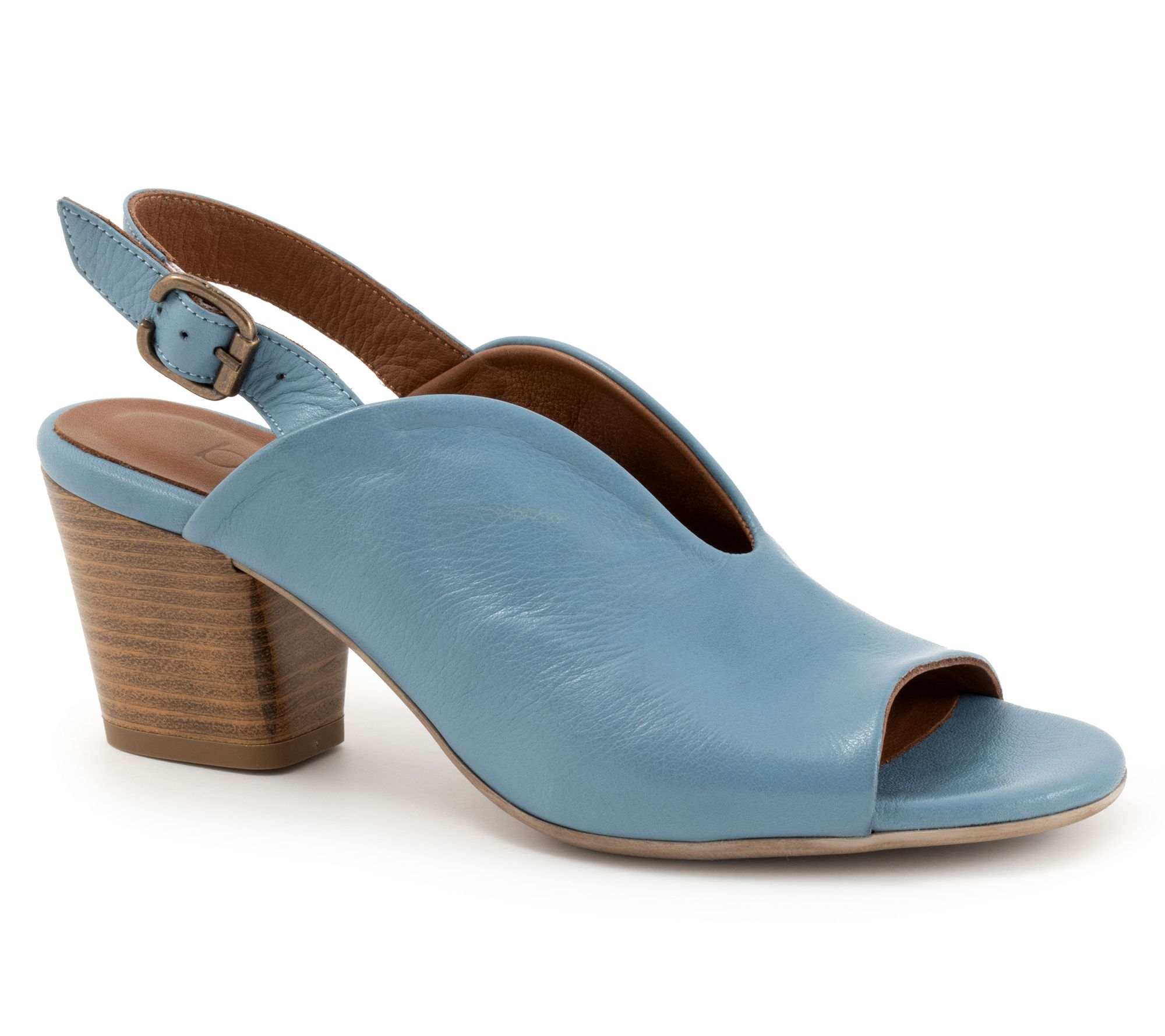 Bueno Women's Clare Peep Toe Heels