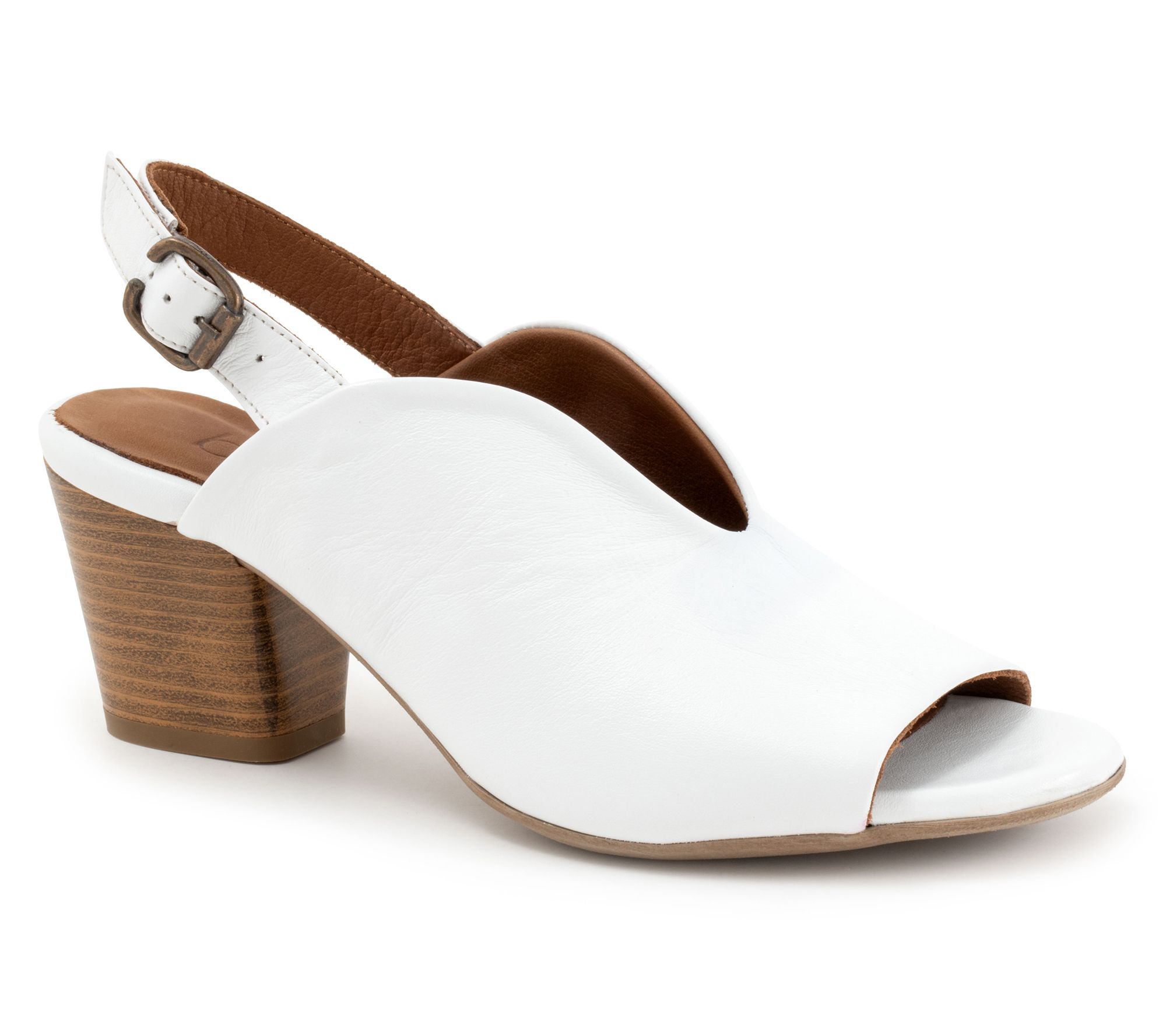 Bueno Women's Clare Peep Toe Heels