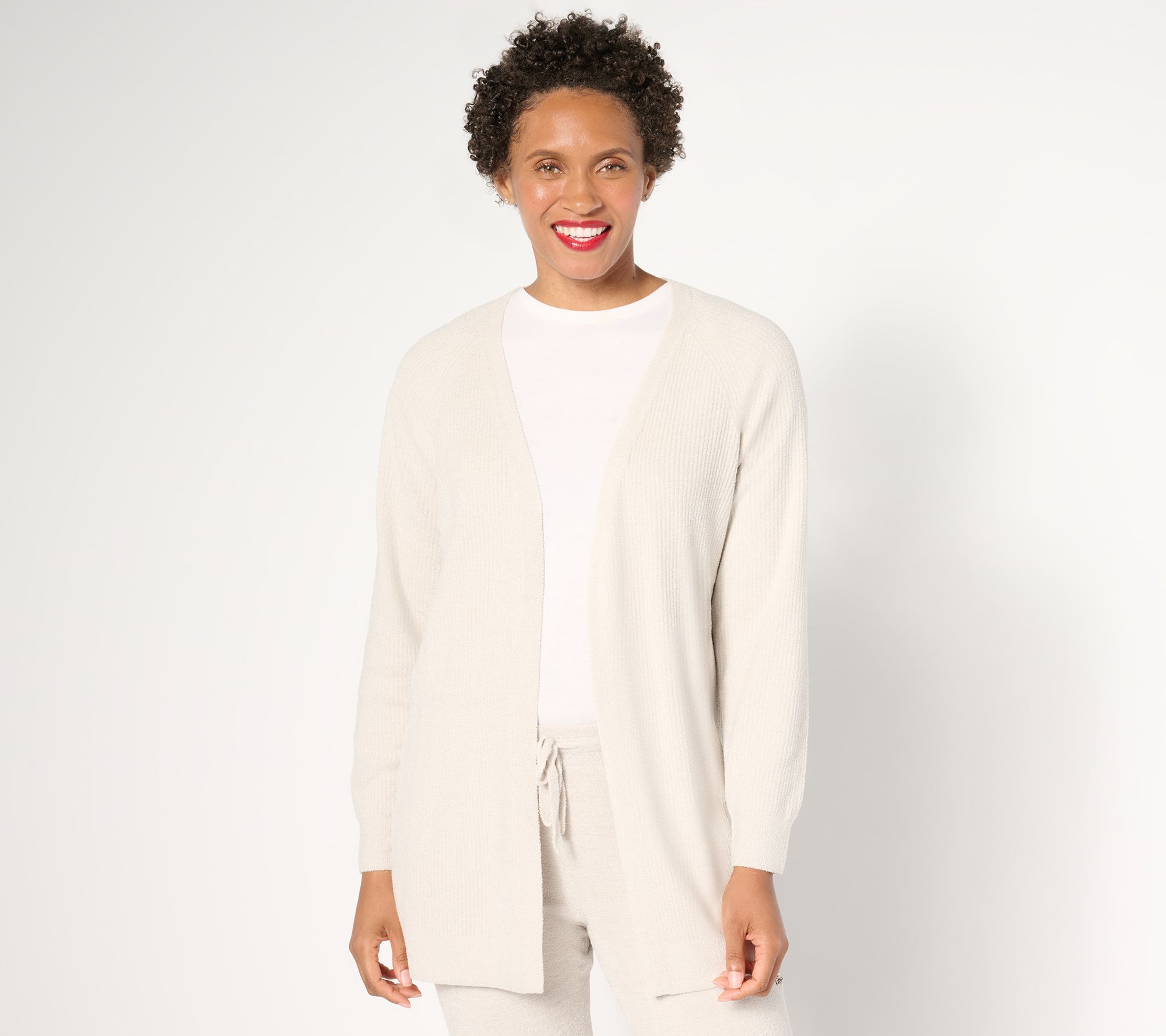 Barefoot Dreams CozyChic Ultra Lite Open-Front Cardigan