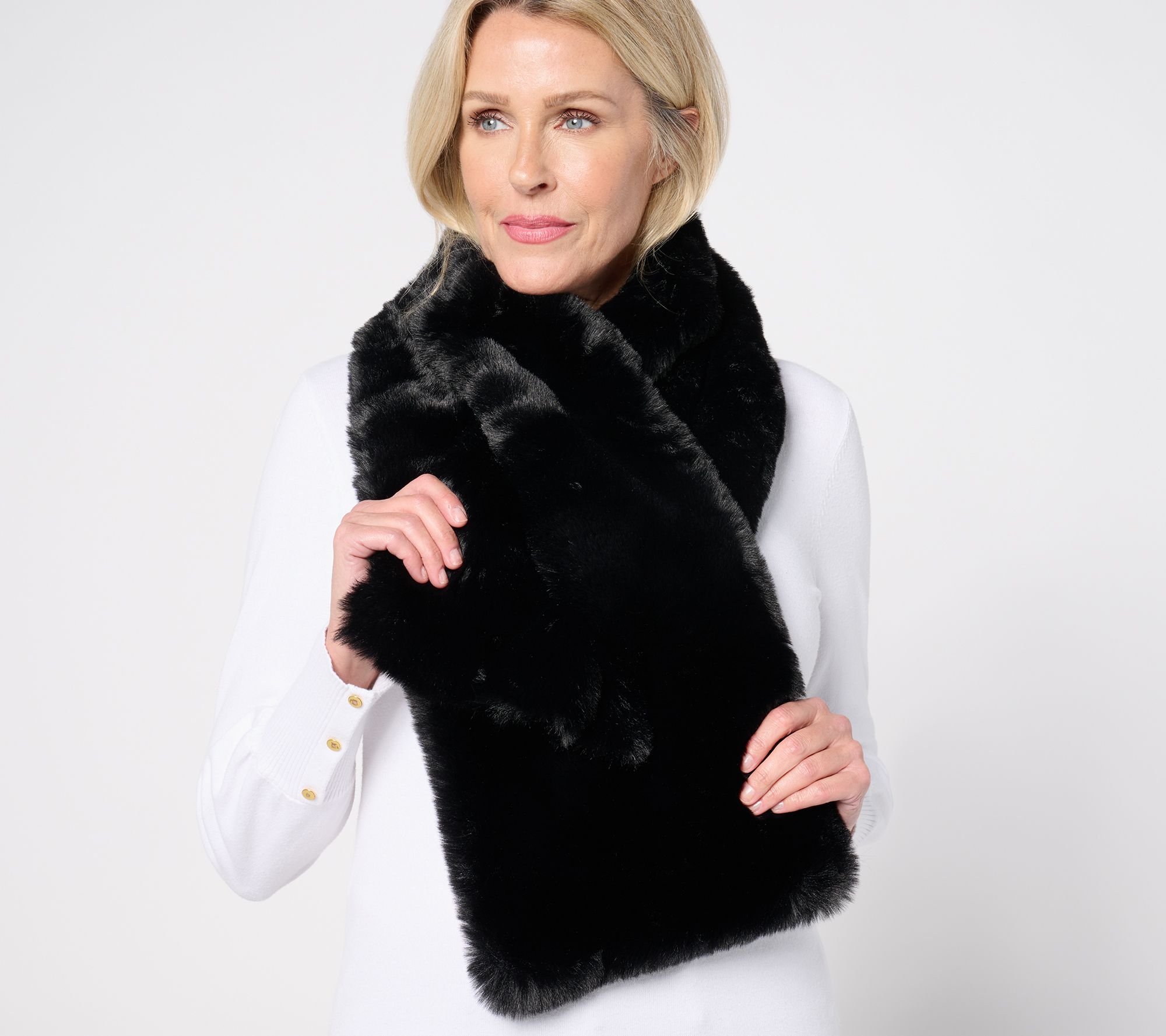 Jingle Belles by Kim Gravel Aspen Faux Fur Scarf