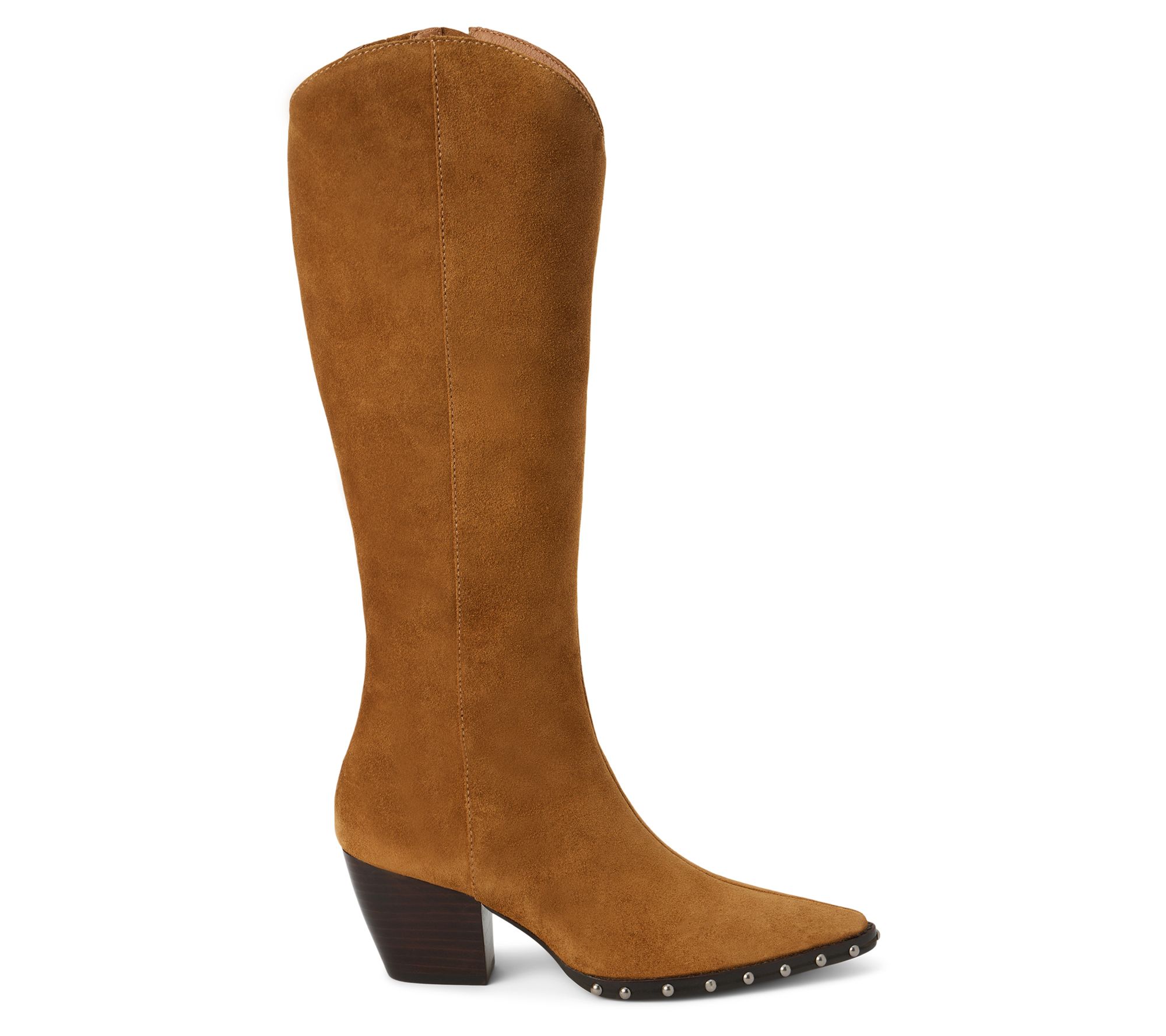 Matisse Leather Suede Western Inspired Boot Judd QVC