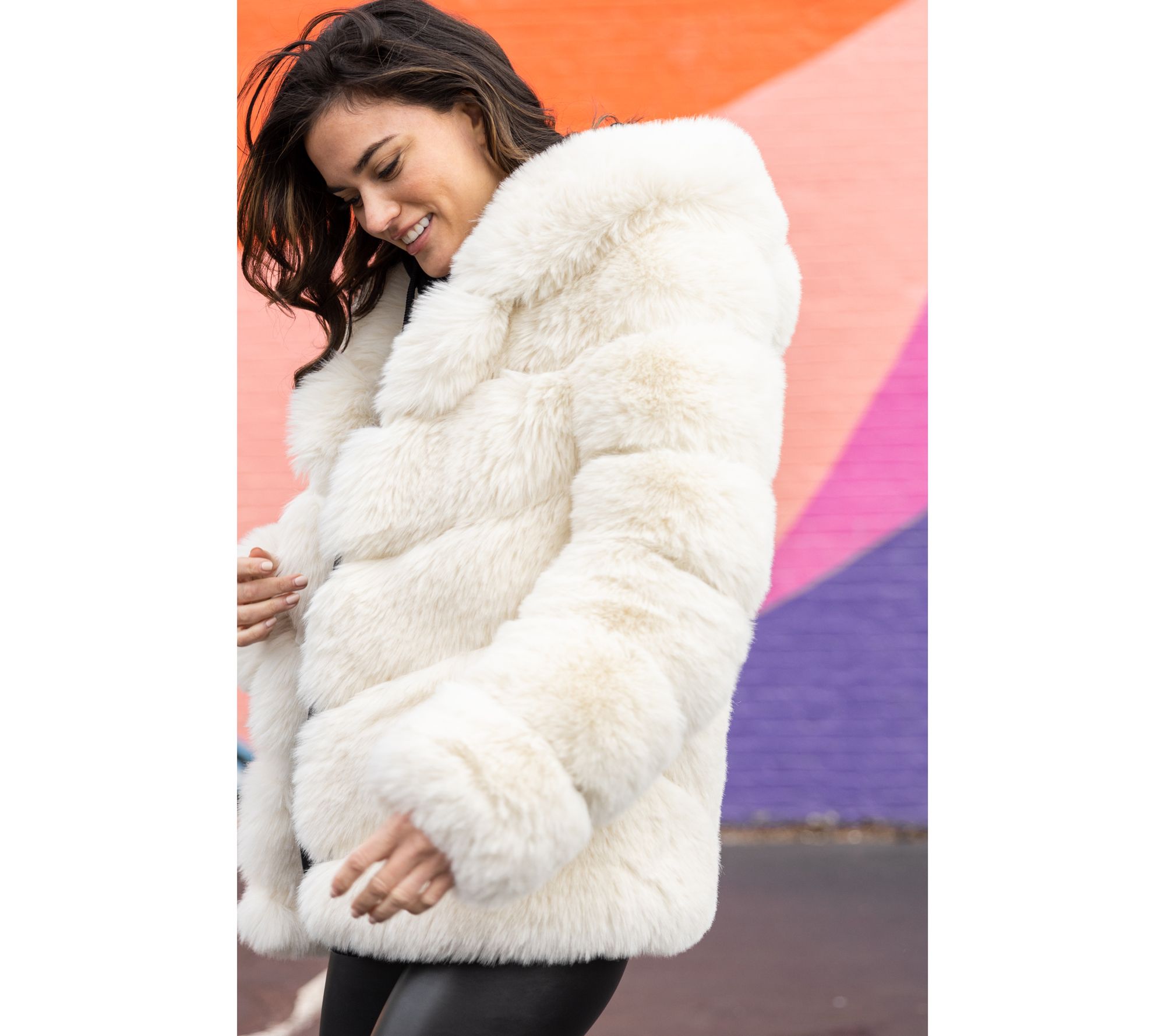 Women s Coats Jackets Sherpa Bomber Jackets QVC