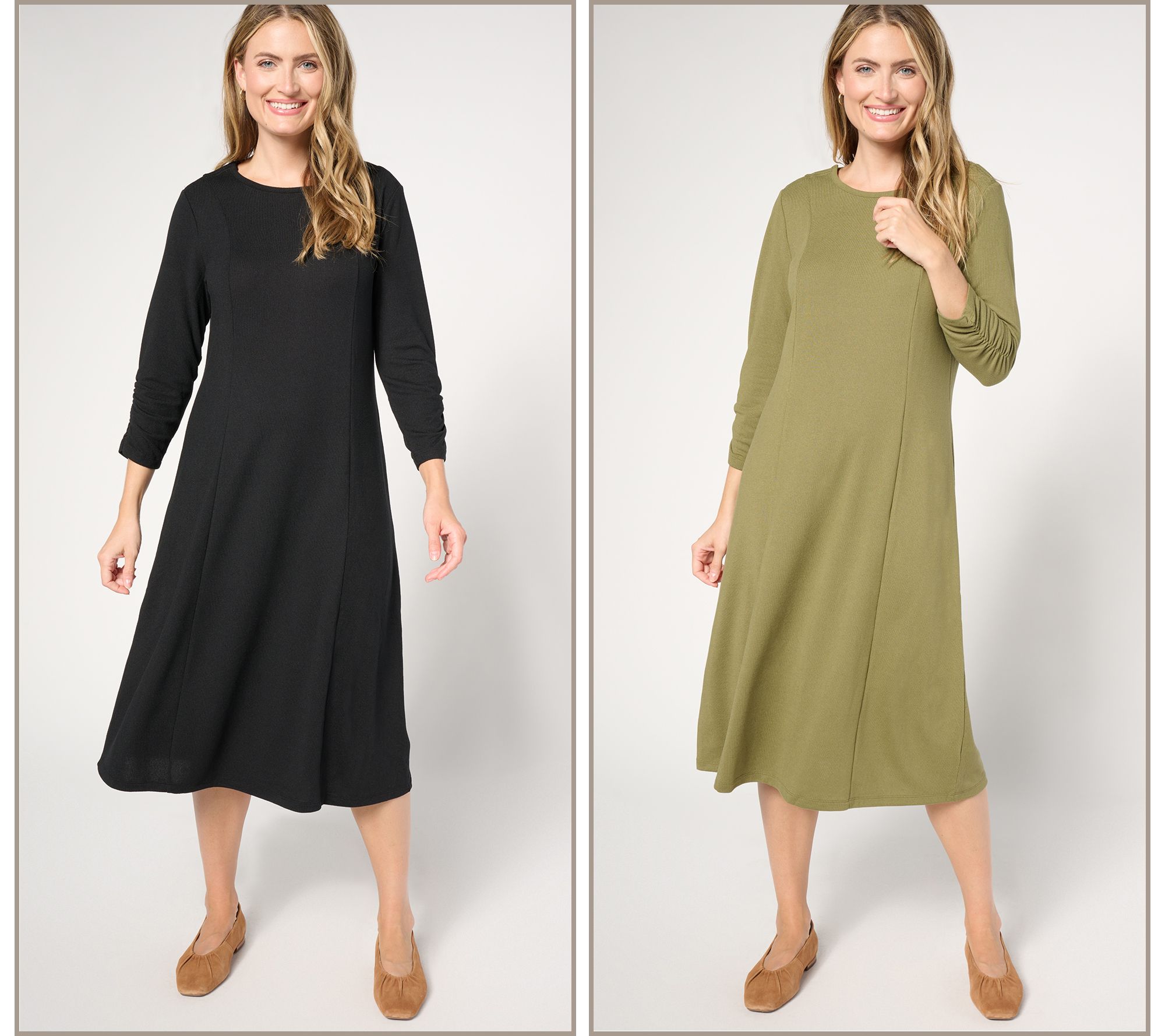 Plus 2X 22W 24W Hook Loop Dresses Skirts QVC