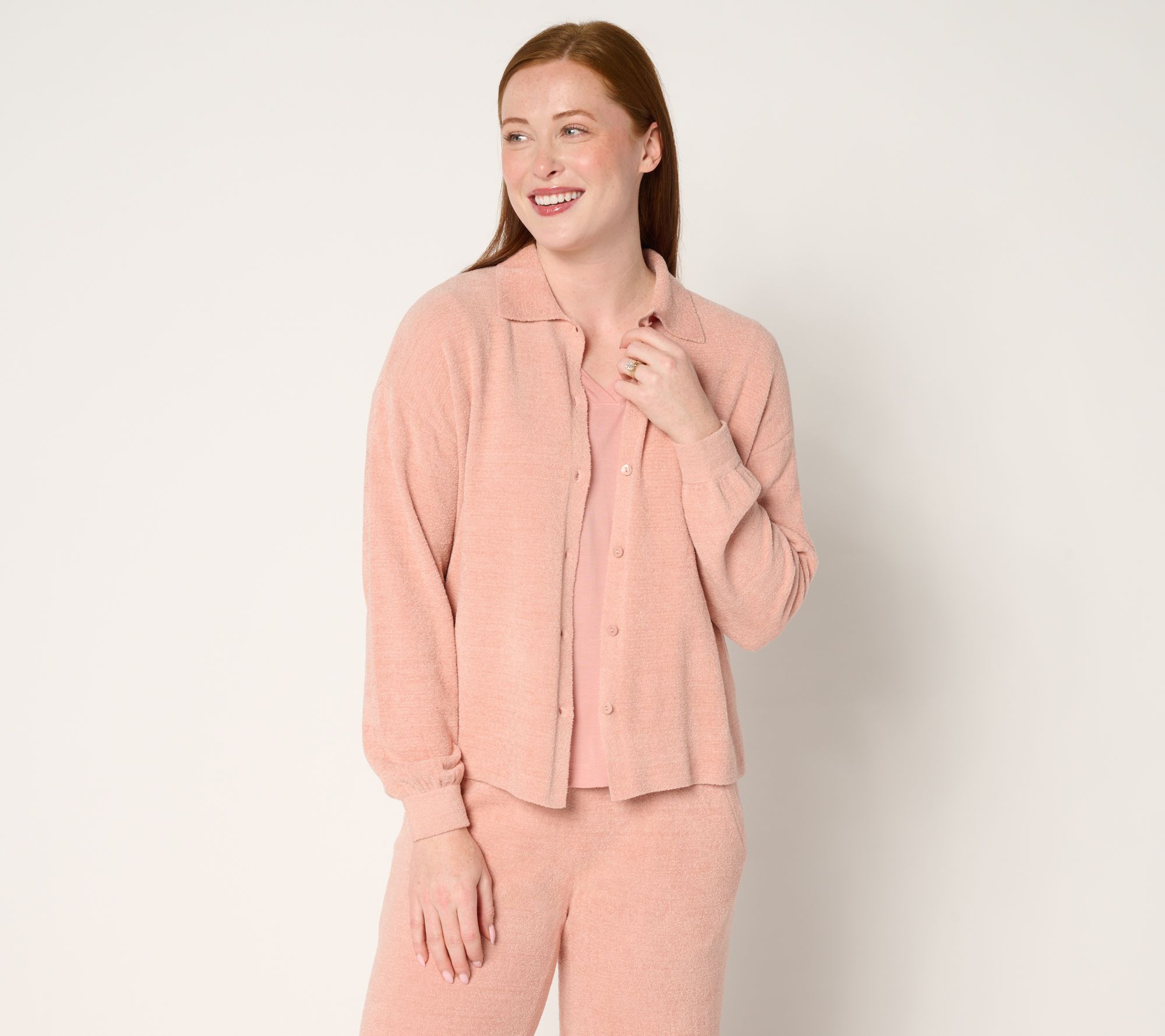 Barefoot Dreams CozyChic Ultra Lite Button Down Shirt