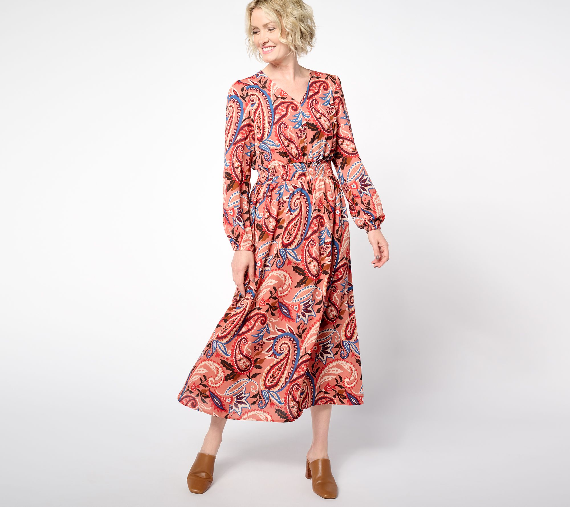 "As Is" Belle Boho by Kim Gravel Regular Rustic Paisley Dress