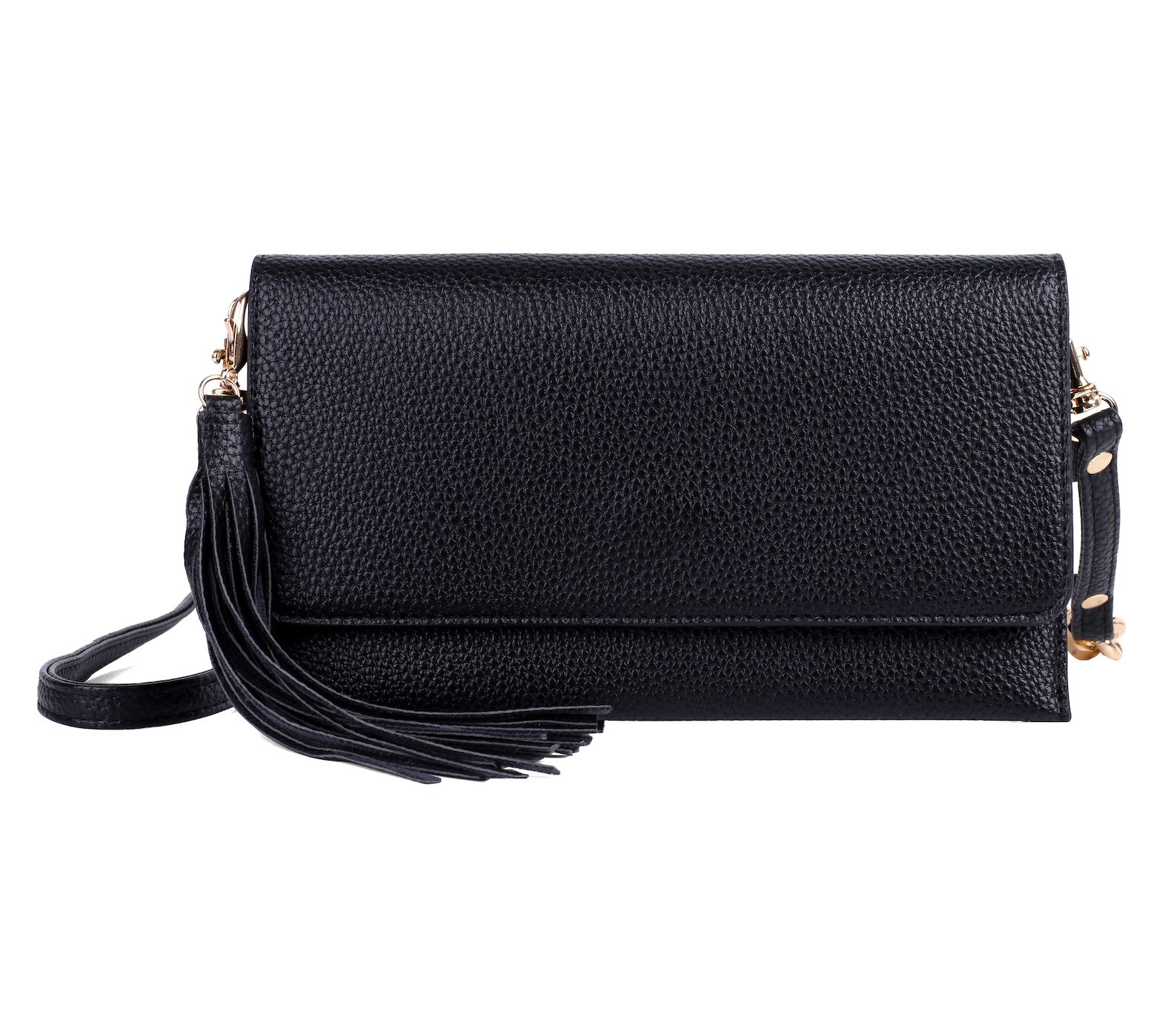 Julia Buxton Vegan Leather Phone Wallet w/ Crossbody Strap