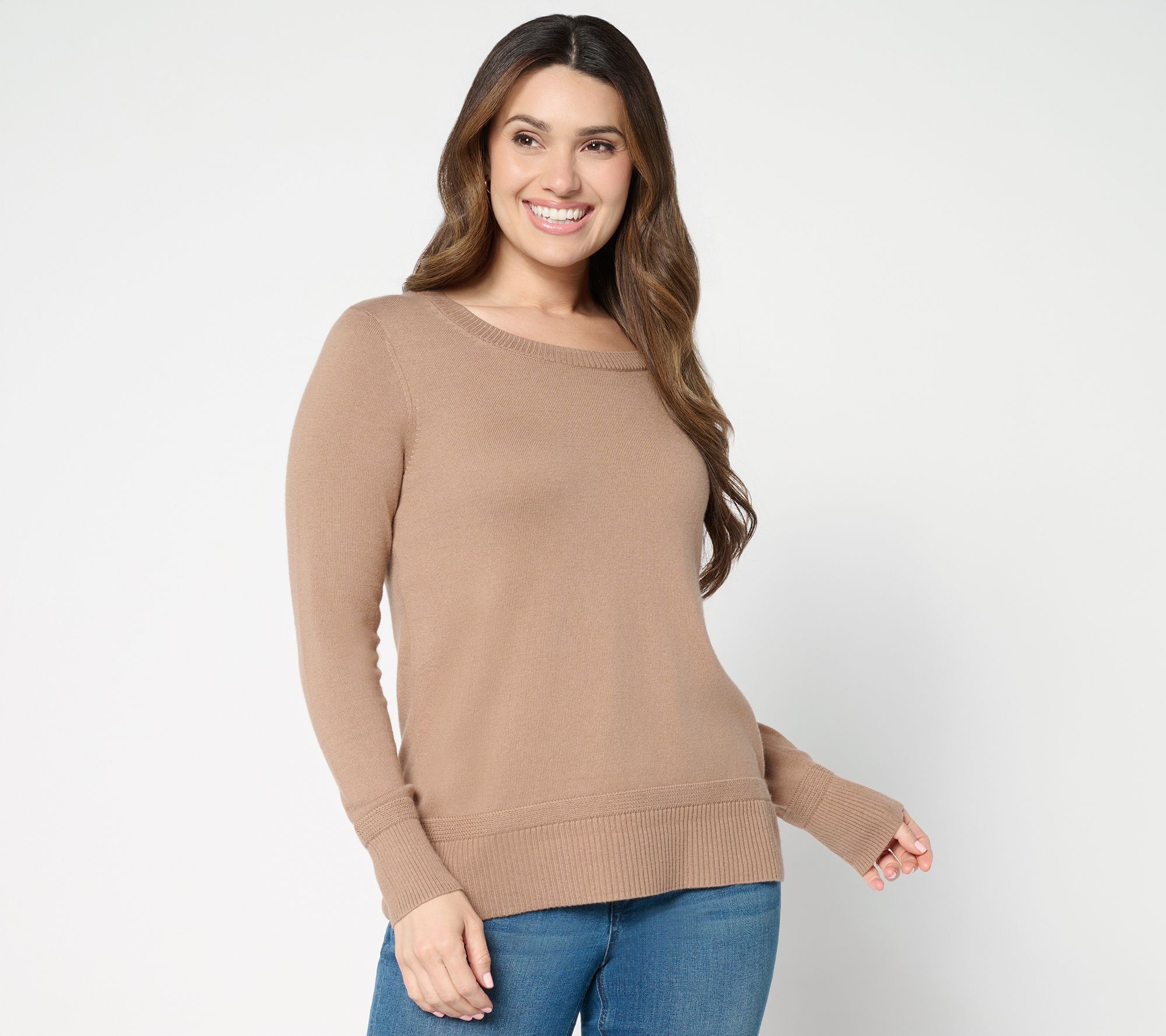 Attitudes by Renee Round Neck Pullover Sweater