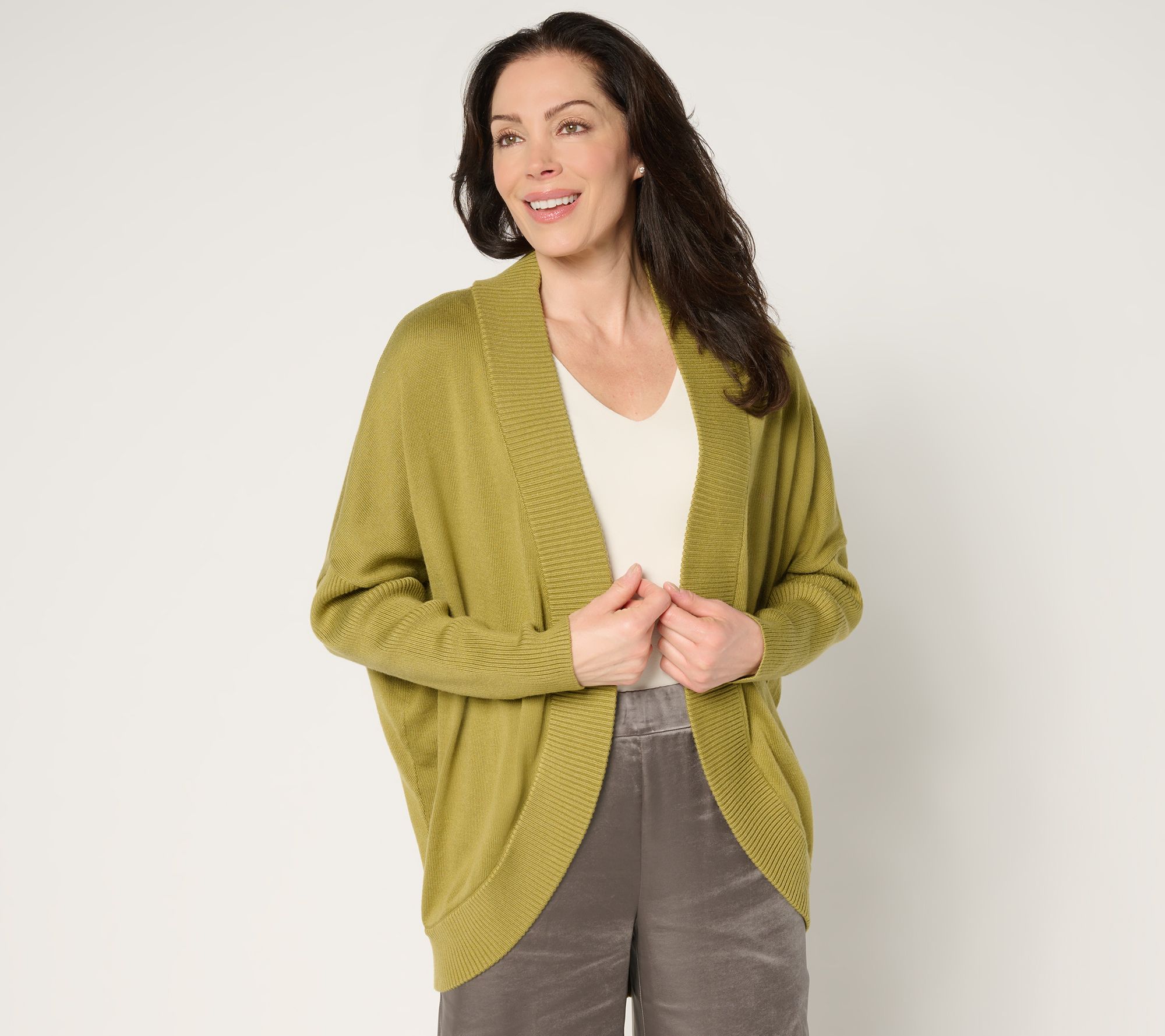 "As Is" by Stacy London Draped Cocoon Cardigan
