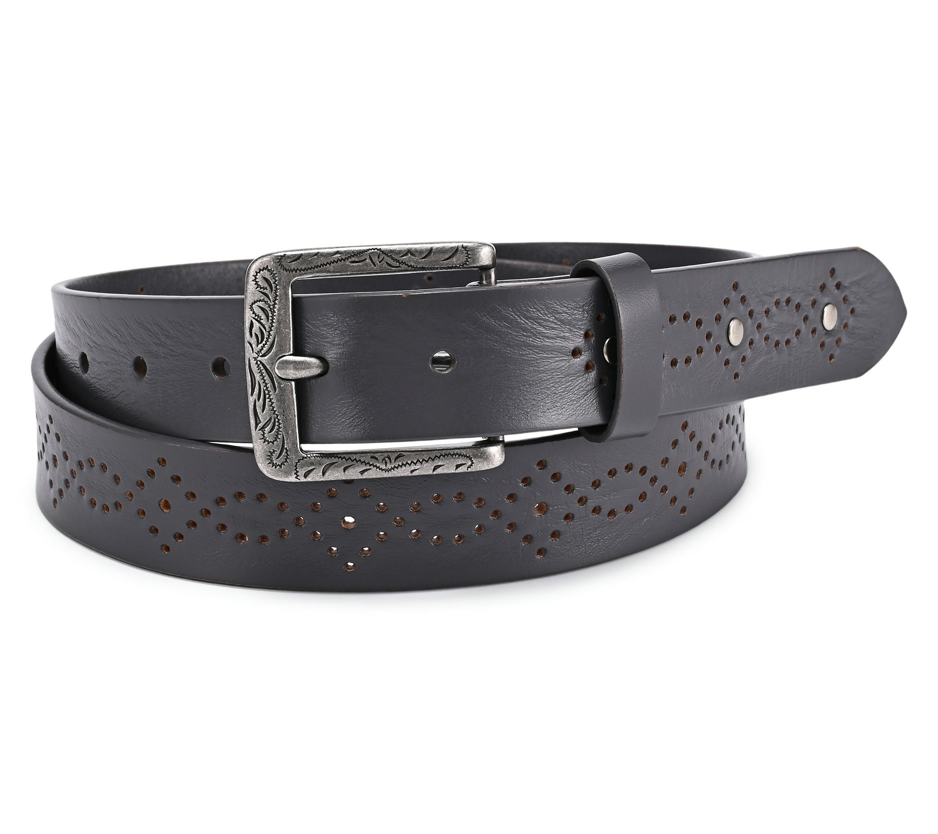 Old Trend Daisy Blossom Leather Belt - QVC.com Old Trend Daisy Blossom Leather Belt - QVC.com