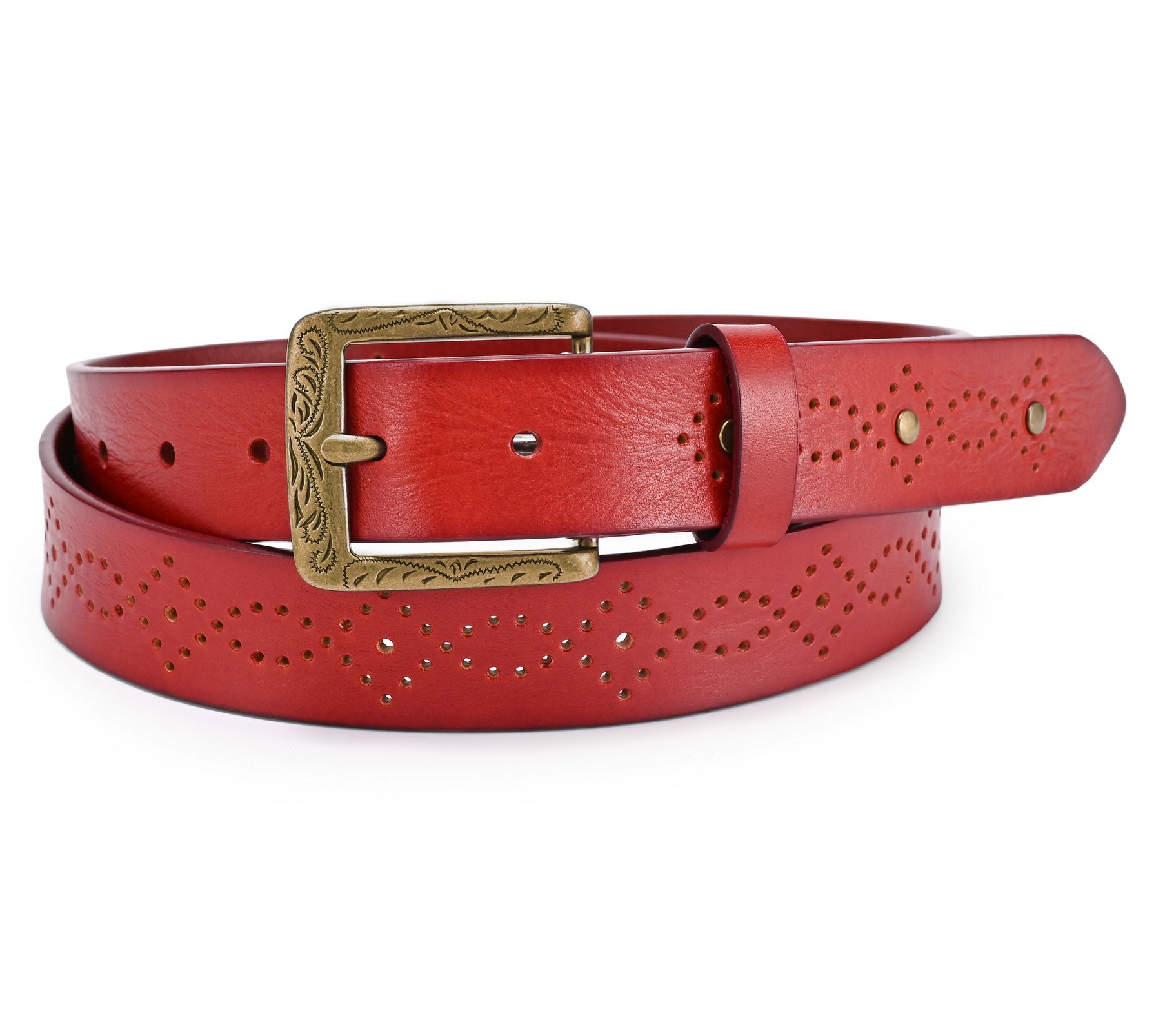 Old Trend Daisy Blossom Leather Belt
