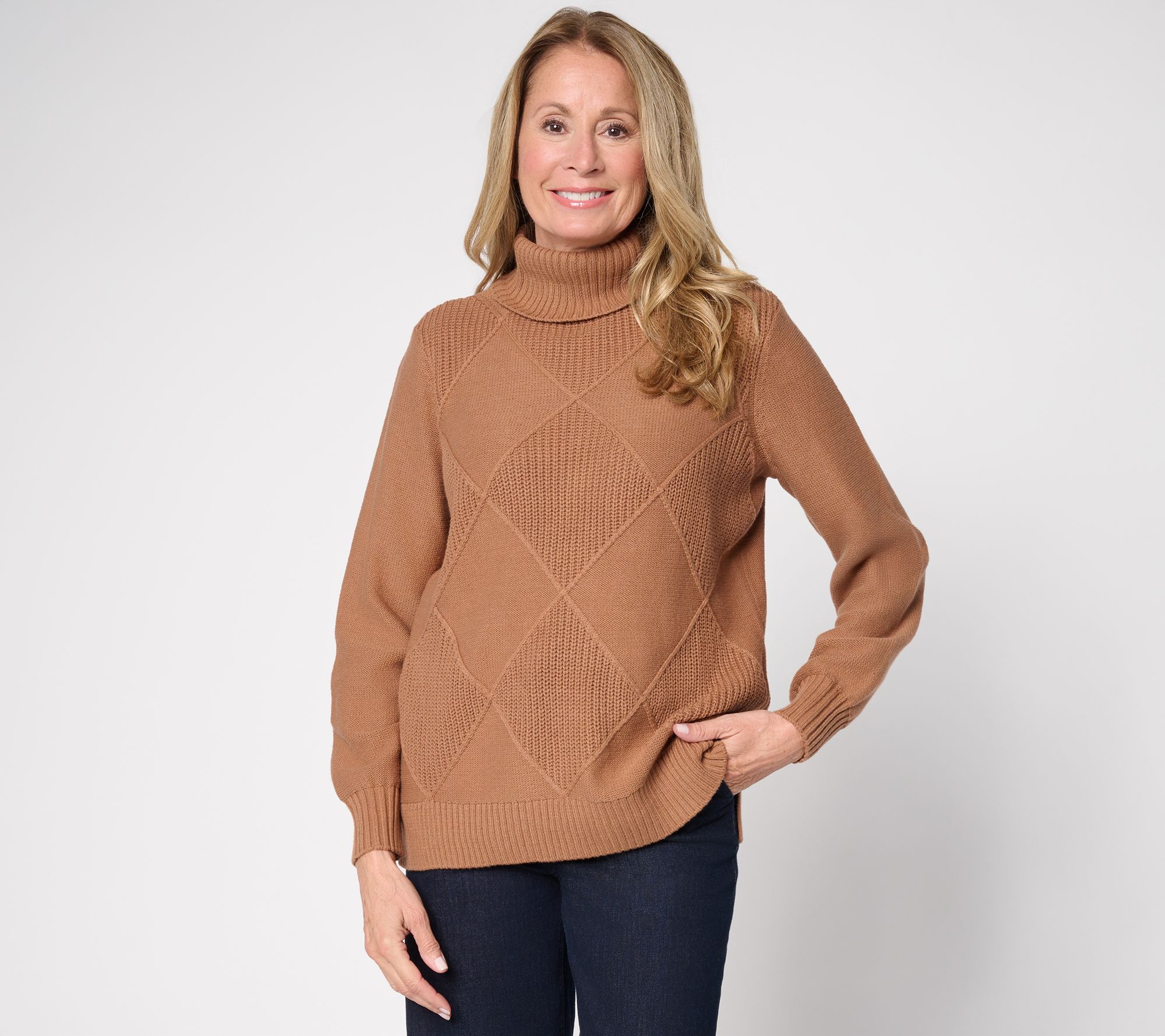 Belle by Kim Gravel Diamond Shaker & Jersey Sweater