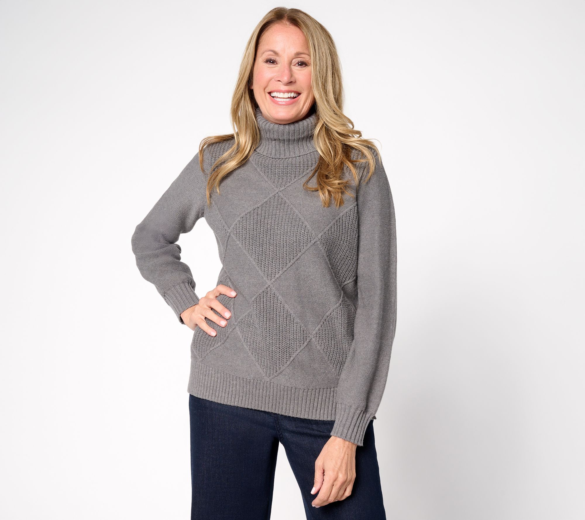 Belle by Kim Gravel Diamond Shaker & Jersey Sweater