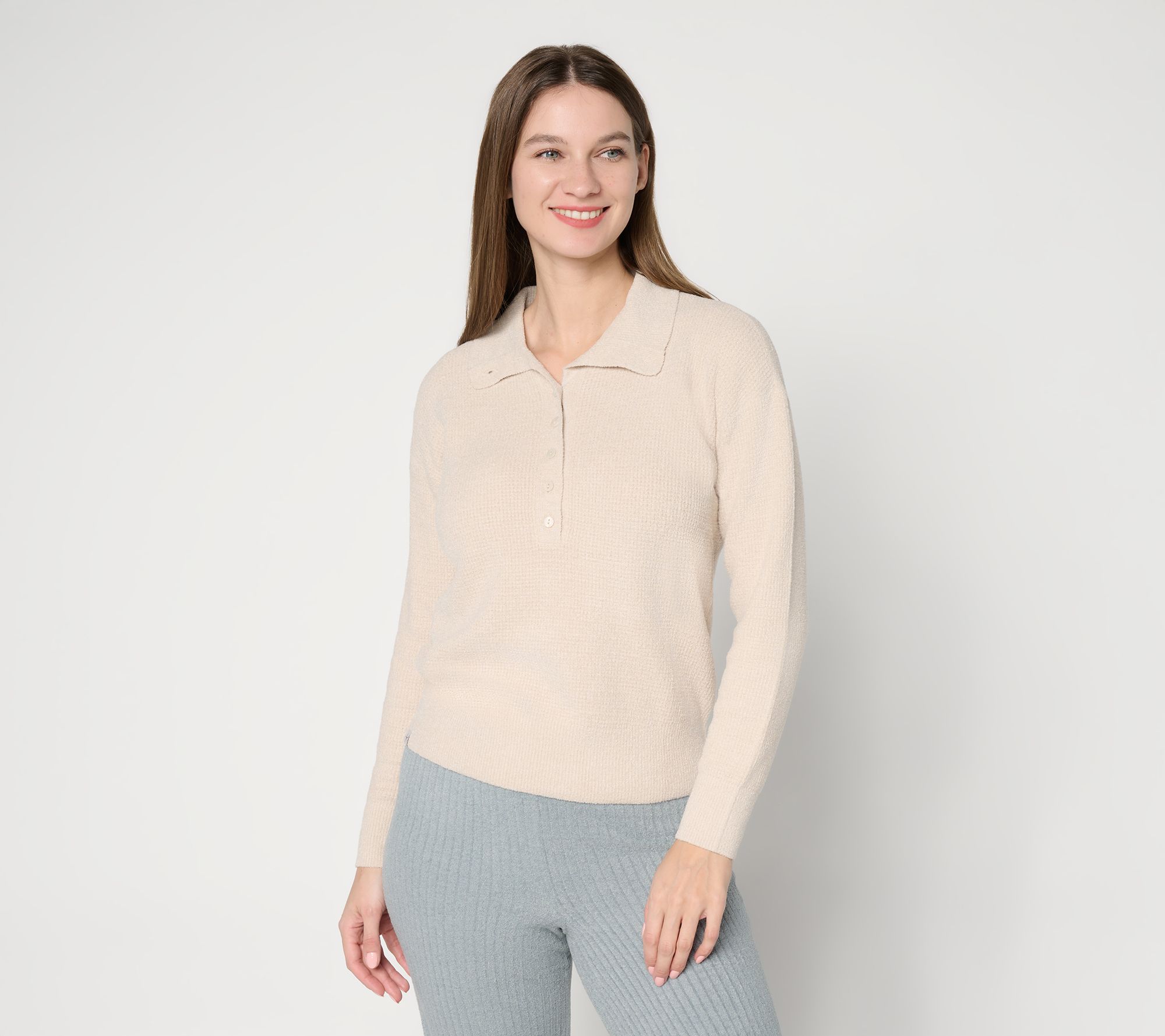 Barefoot Dreams CozyChic Ultra Lite Waffle Henley