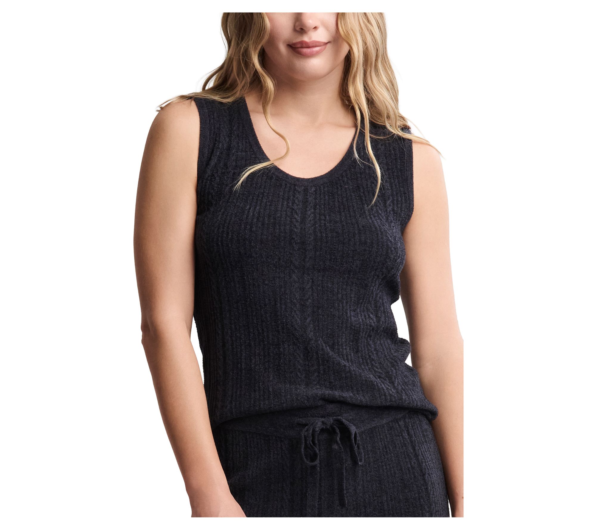Barefoot Dreams CozyChic Ultra Lite Cable KnitTank
