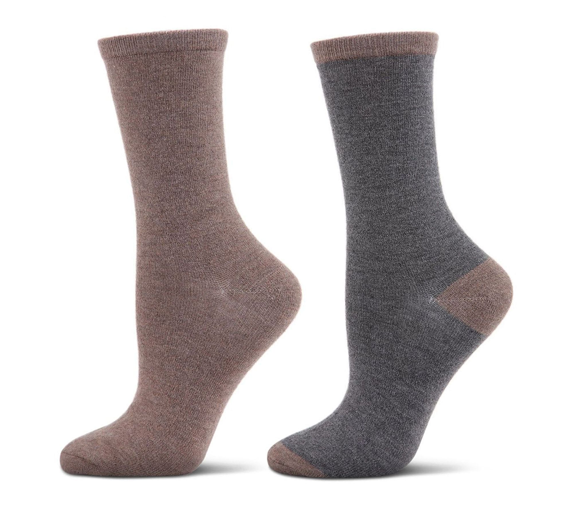 MeMoi Set of 2 Women's Cashmere Blend Novelty S ocks