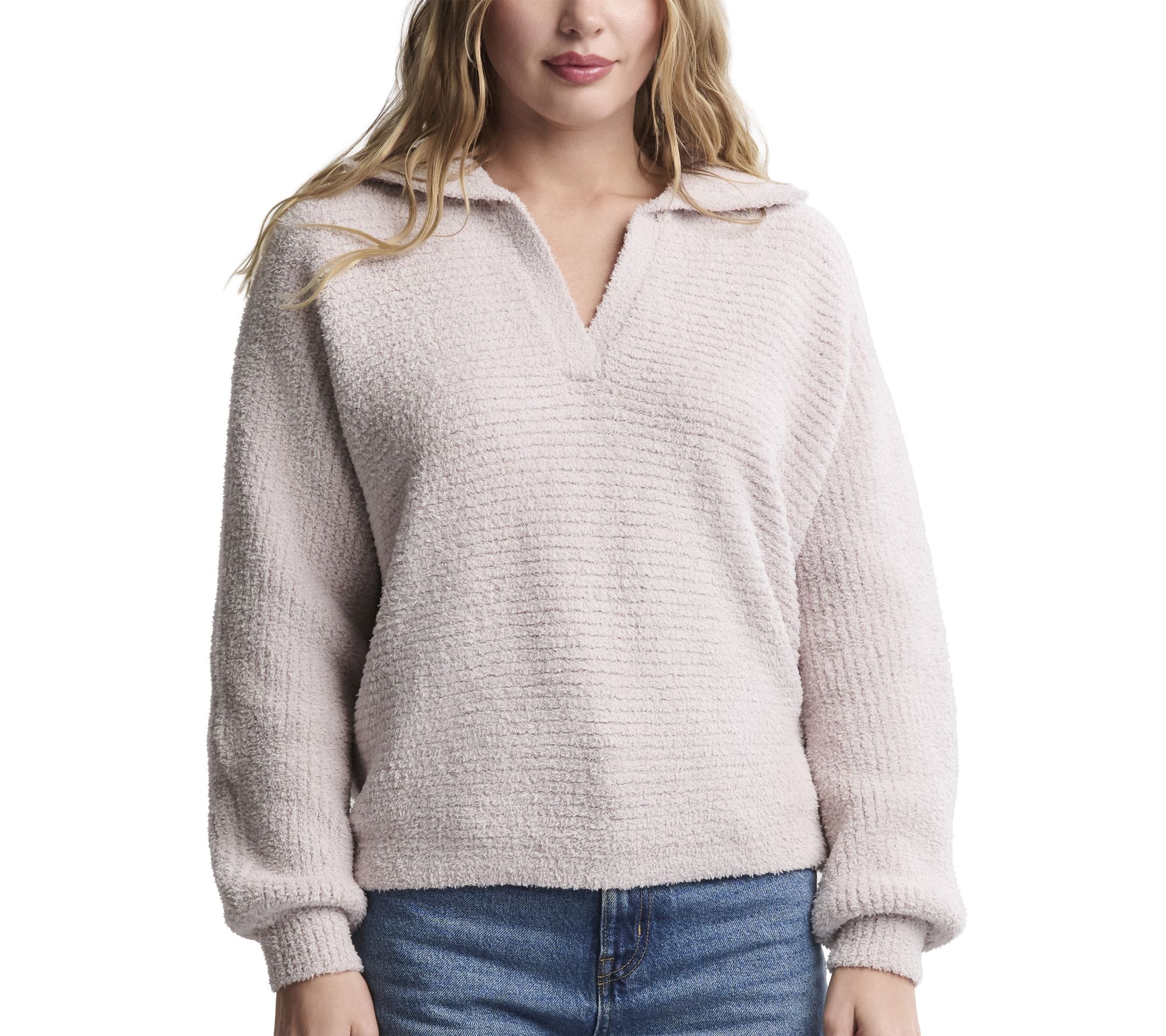 Barefoot Dreams CozyChic Dolman Sleeve CollaredPullover
