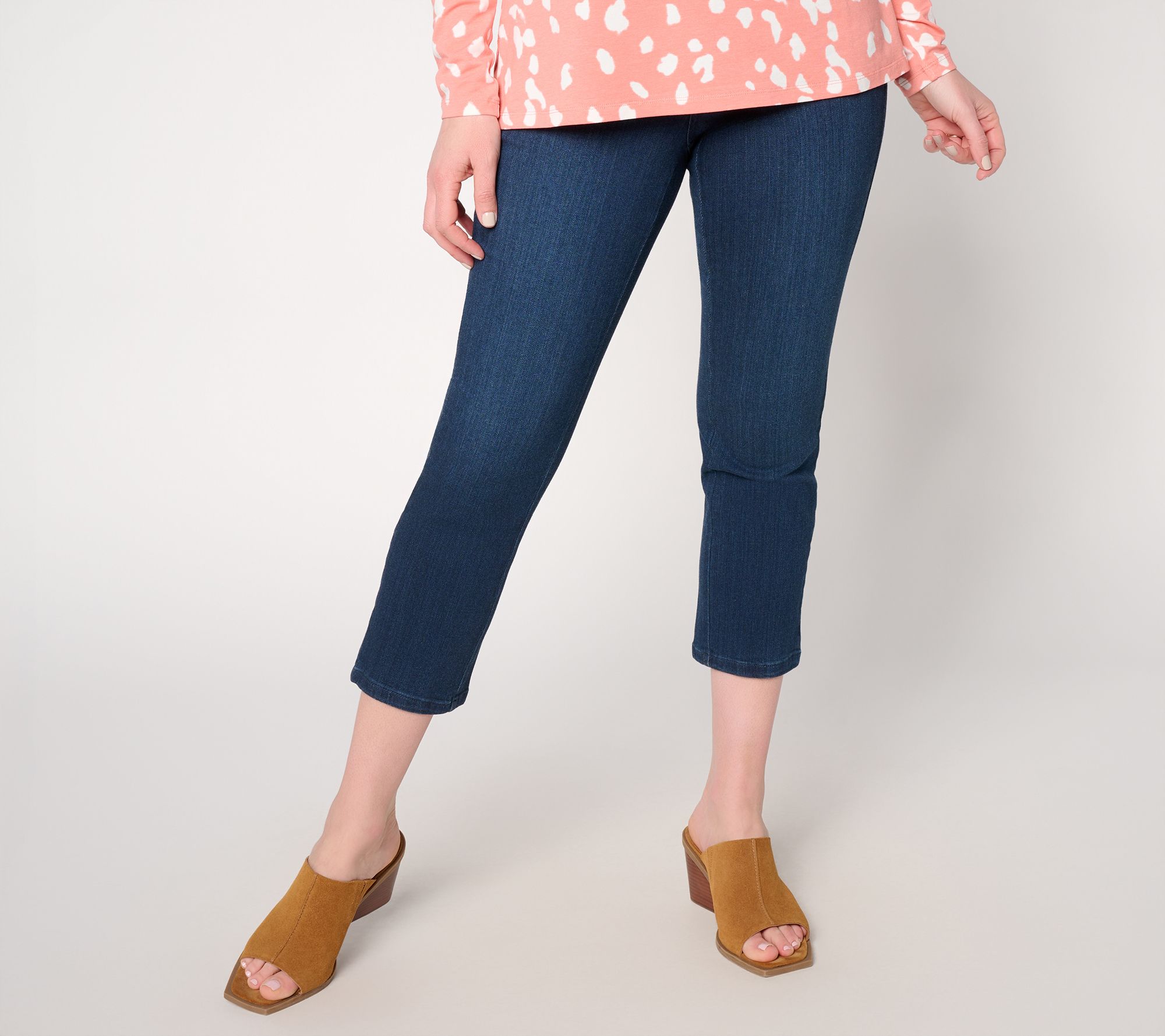 Belle by Kim Gravel Regular Girlfriend Denim Crop Jean