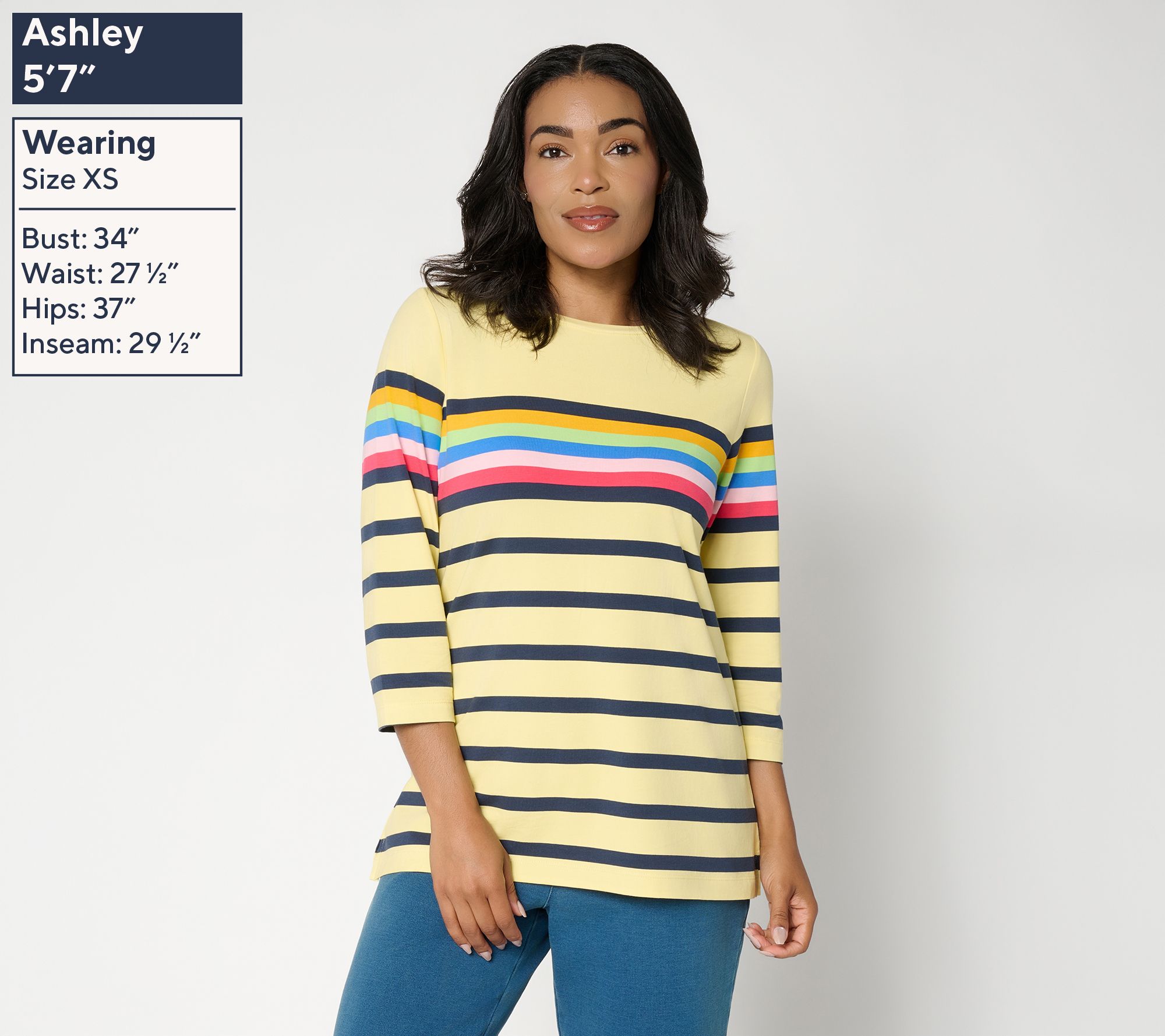 Liberty Belles by Kim Gravel TripleLuxe Knit Summer Splash Striped
