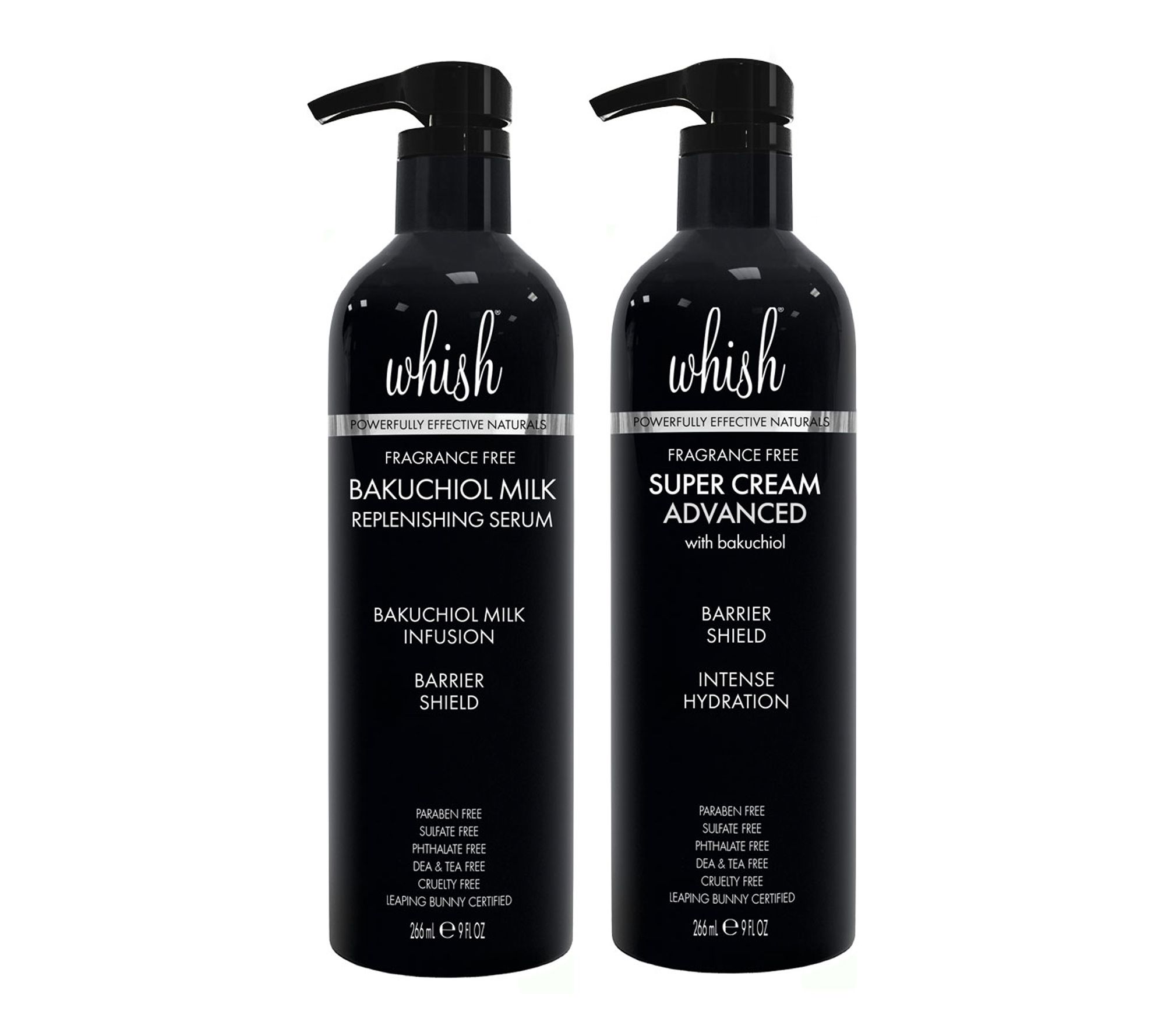 Whish 9oz Bakuchiol Milk Serum & Super Cream Set Auto-Delivery