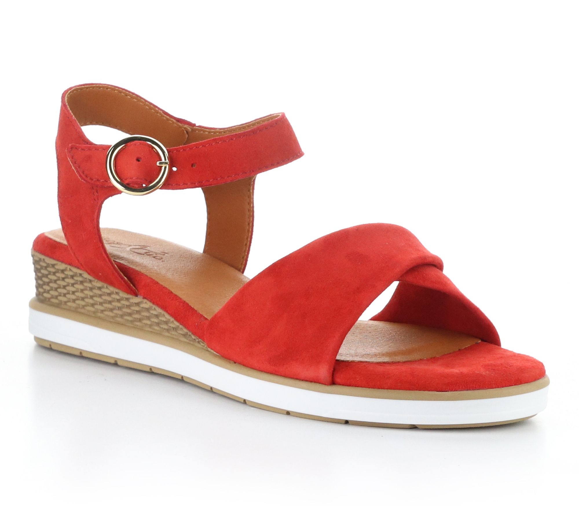 Bos. & Co. Suede Buckle  Sandals  - Avon