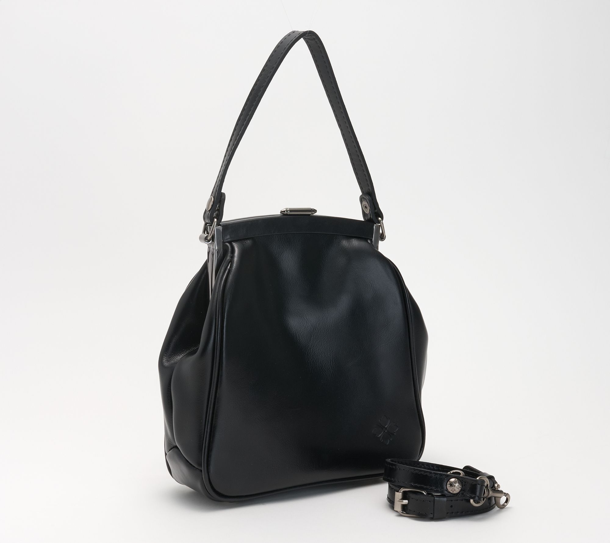 "As Is" Patricia Nash Komos Leather Frame Crossbody