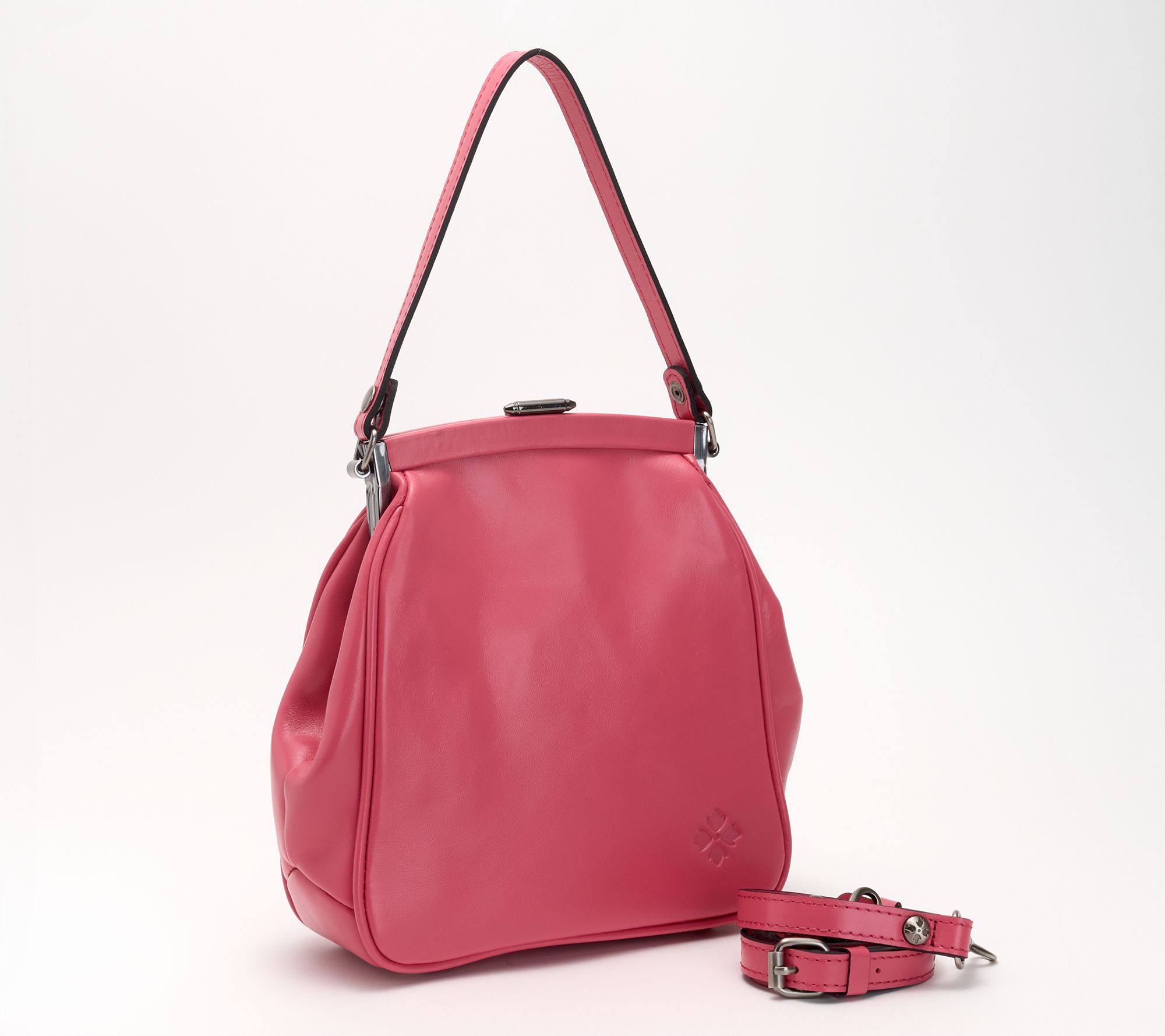 "As Is" Patricia Nash Komos Leather Frame Crossbody