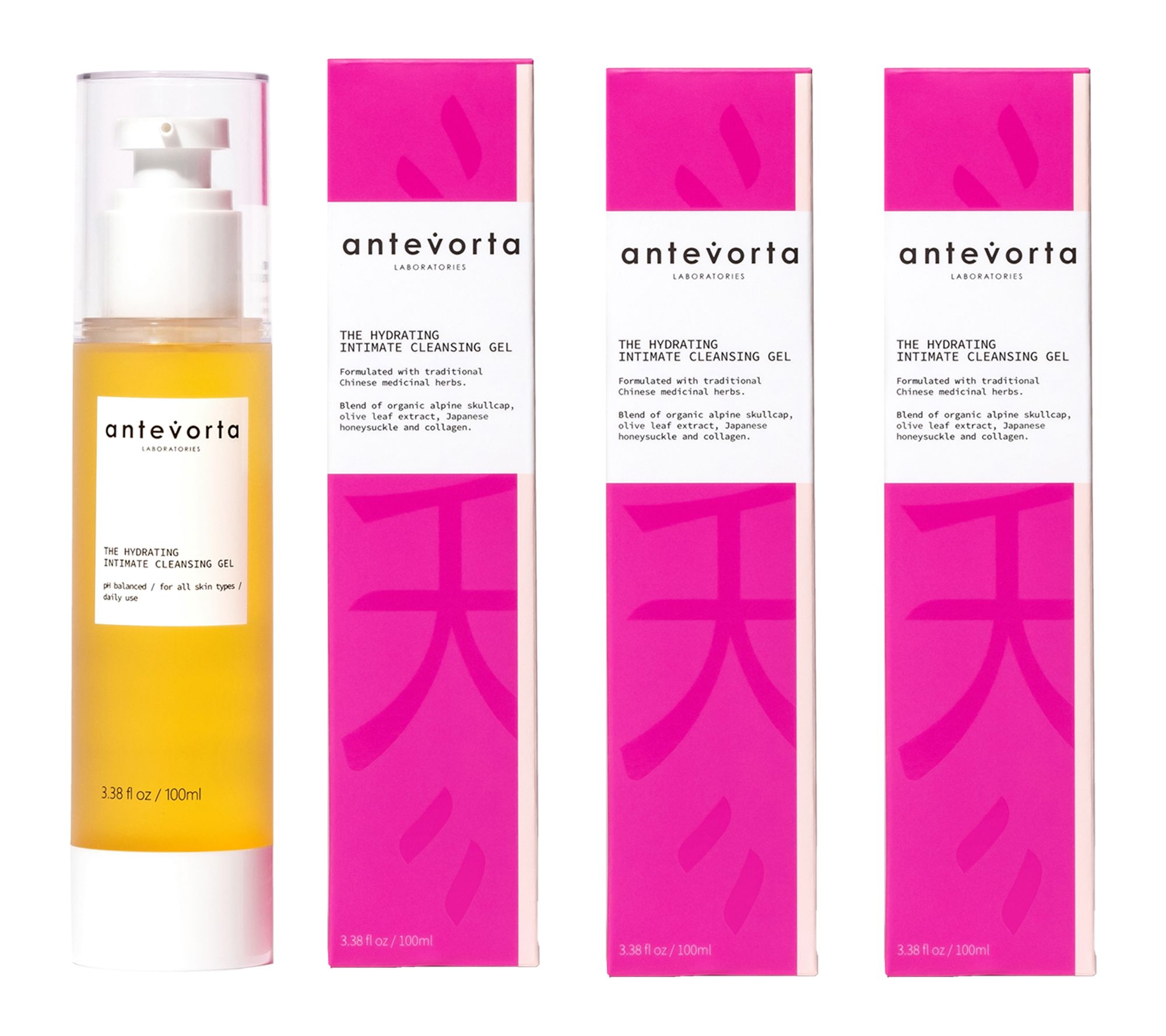 ANTEVORTA The Hydrating Intimate Cleansing GelTrio