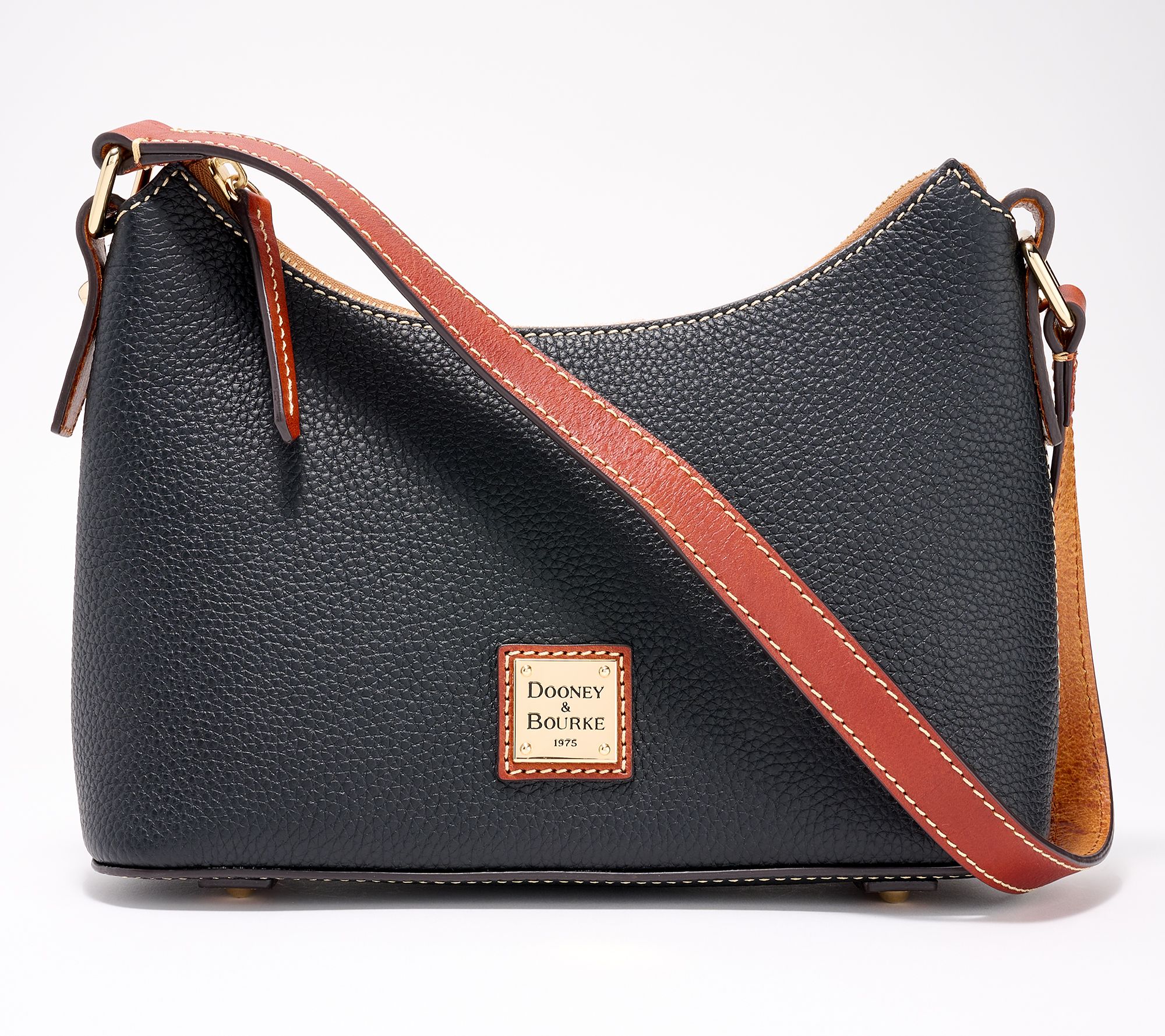 Dooney & Bourke Pebble Leather Camera Crossbody on QVC 