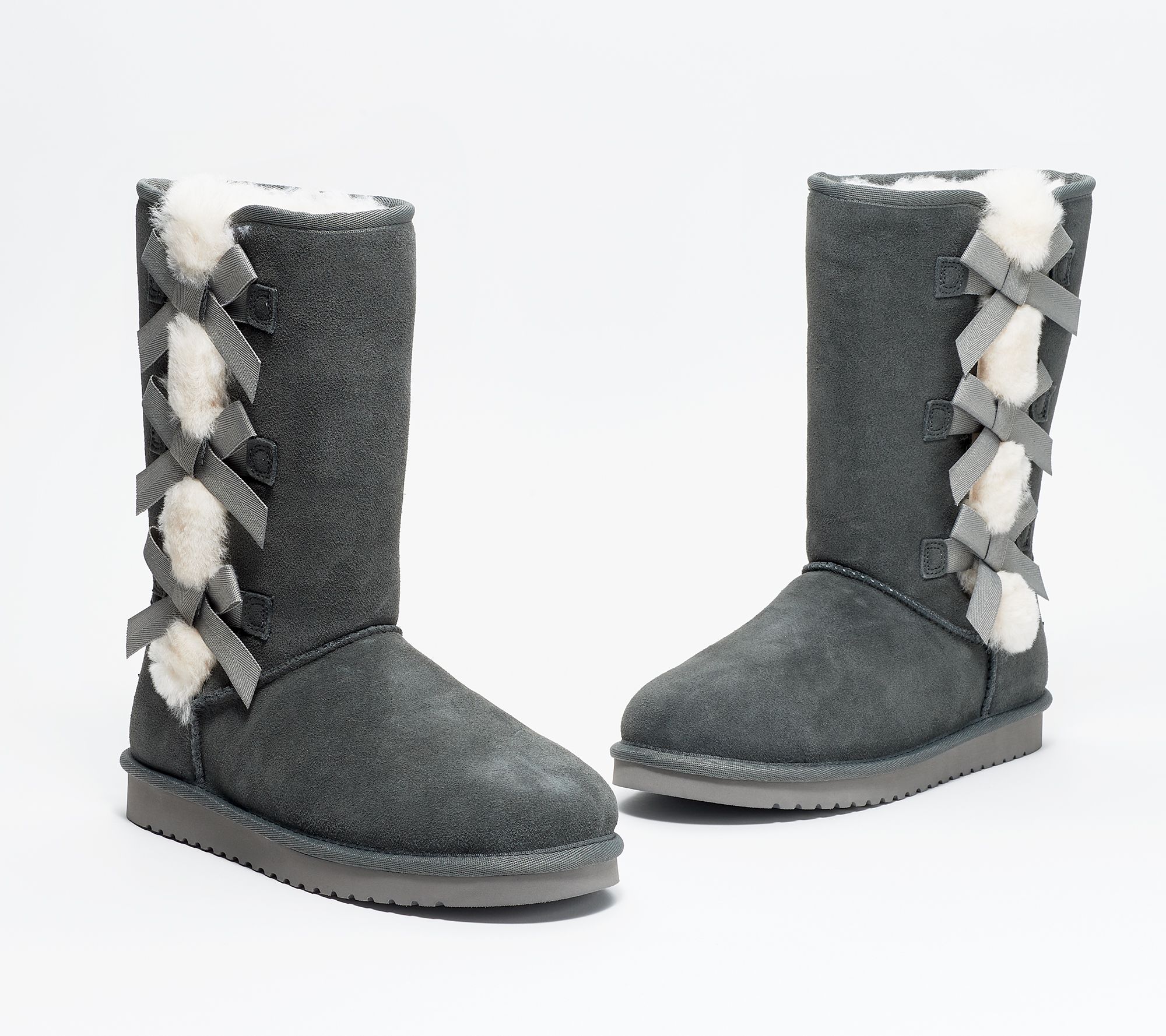 Koolaburra by UGG Suede Bow Tall Boots 