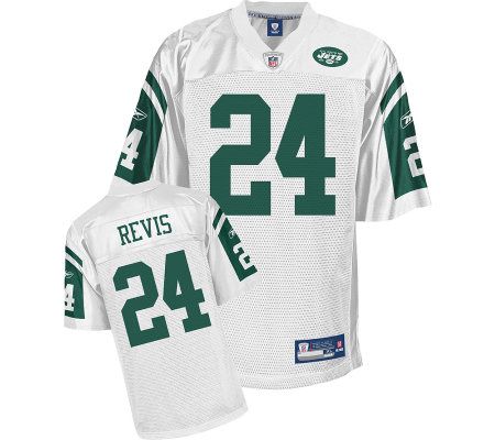 NFL New York Jets Darrelle Revis Replica WhiteJersey 