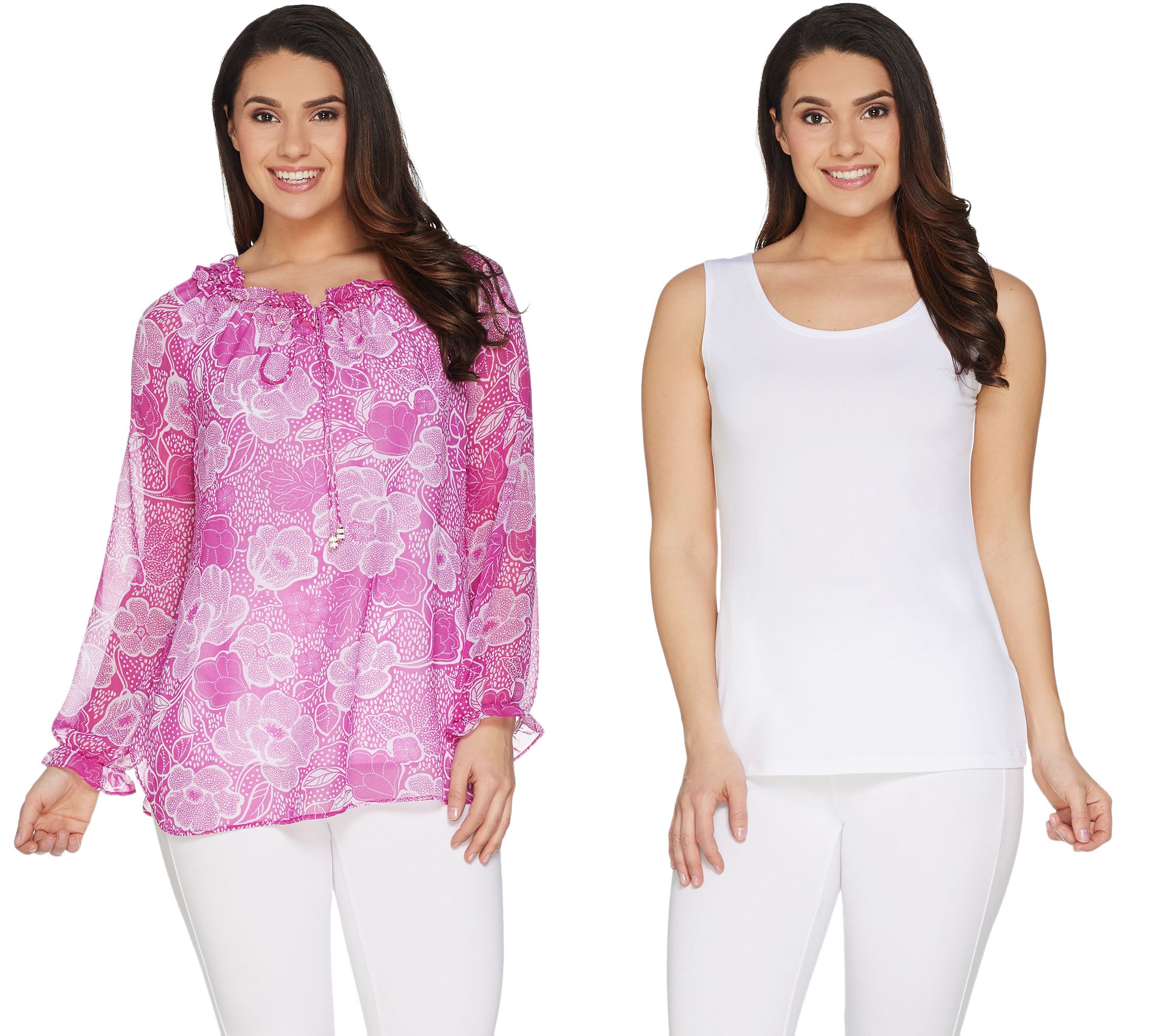 qvc peasant tops