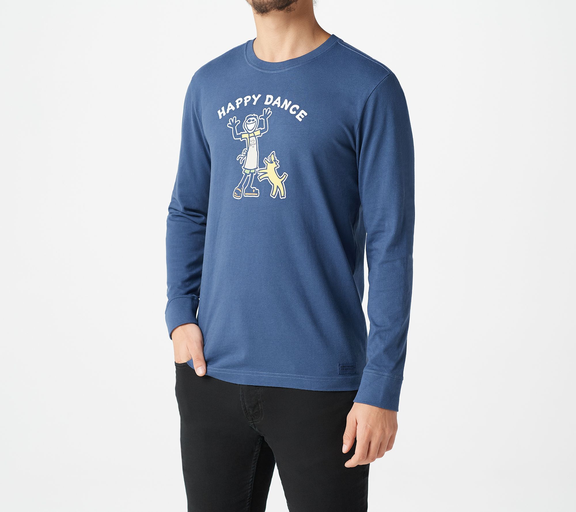 life is good long sleeve mens