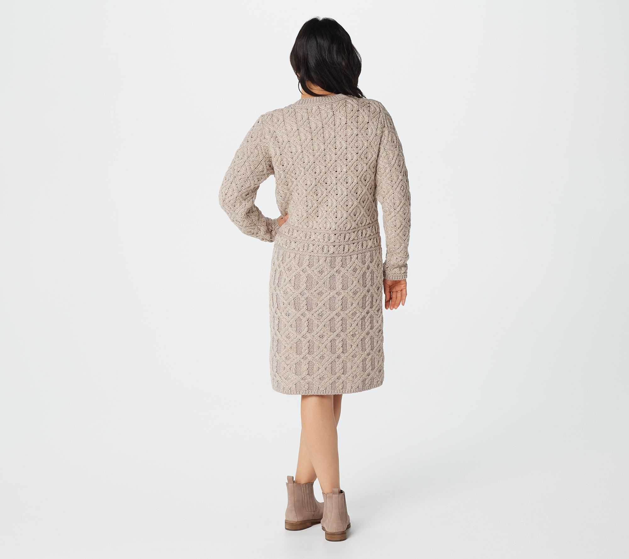 aran wool dress