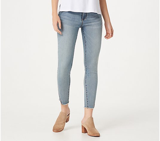 KUT from the Kloth Connie Side Step Hem Ankle Jeans