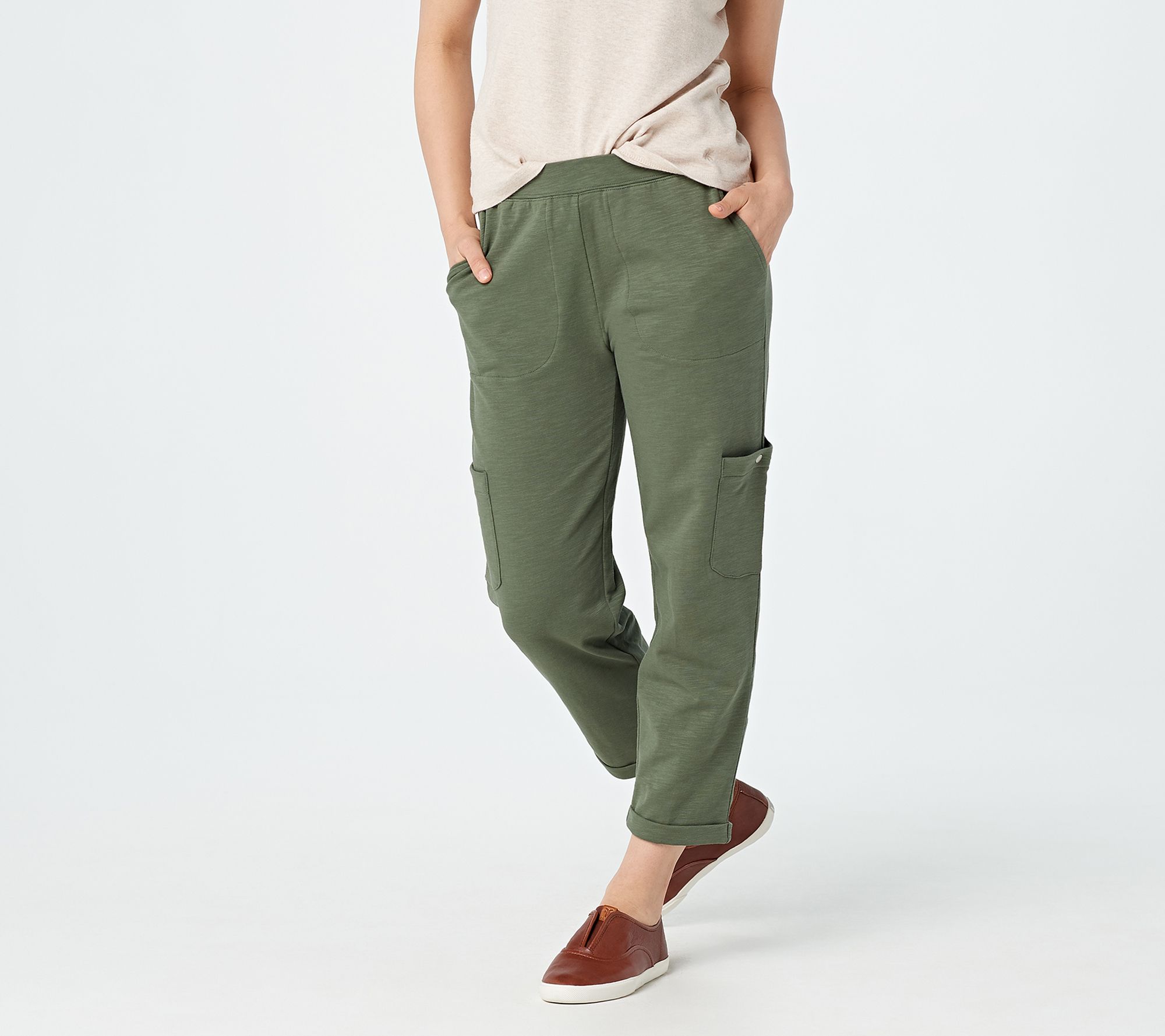 club french terry cargo pants