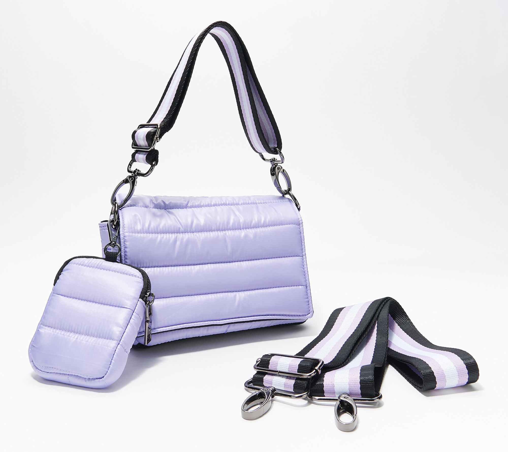 Think Royln The Austin Quilted Crossbody Bag