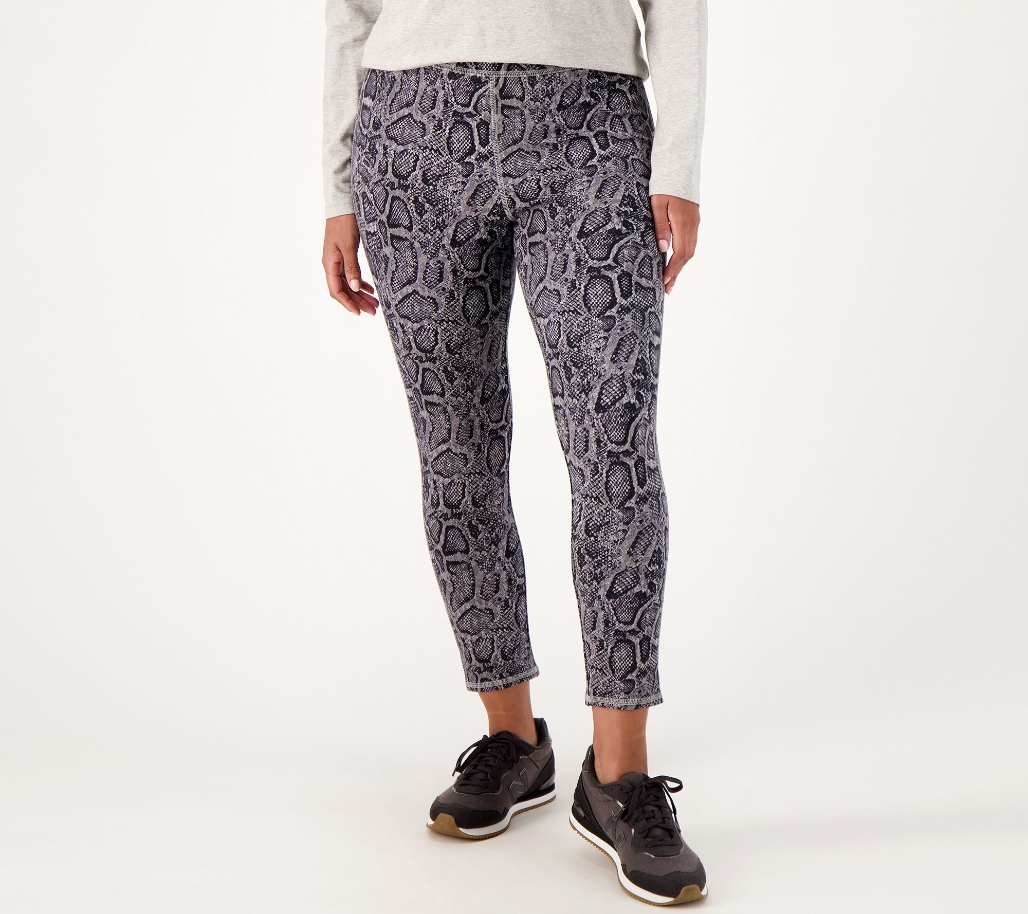 Denim & Co. Active Regular Printed Duo Stretch Legging with