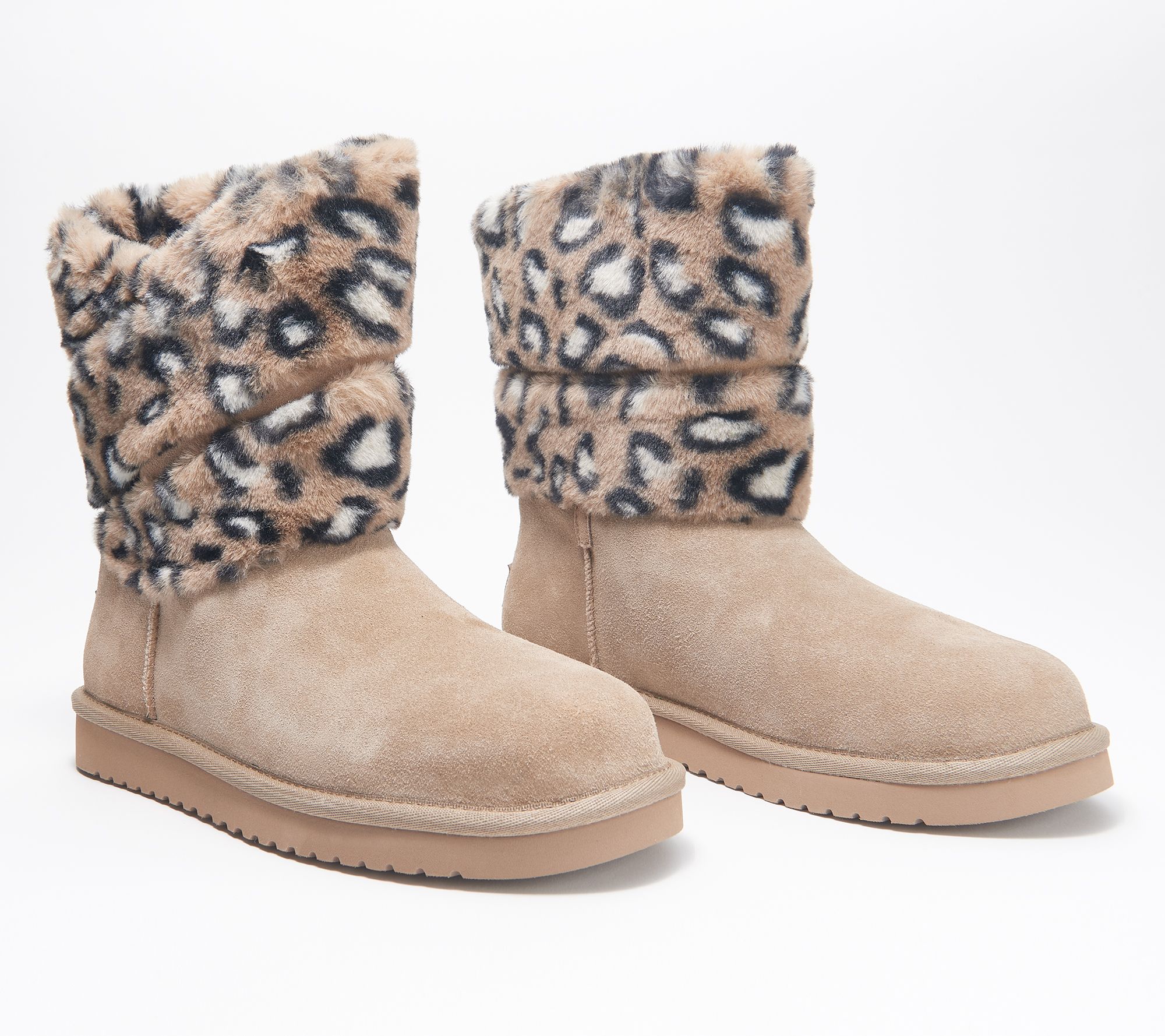 Ugg leopard boots, like new