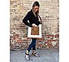 Sprigs Faux Fur Tote with Laptop Sleeve and Removable Crossbody Strap, 2 of 2