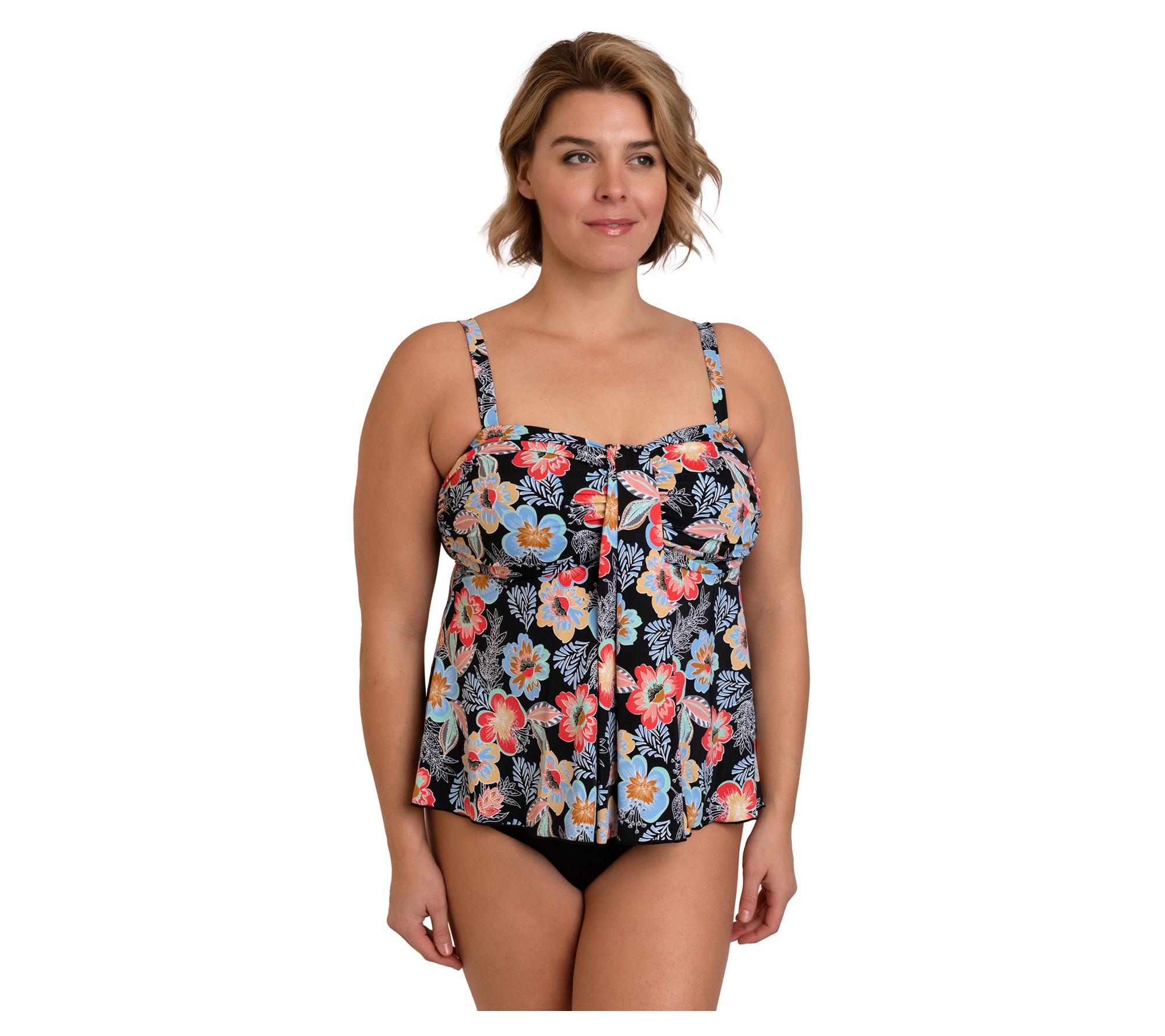 qvc plus size bathing suits