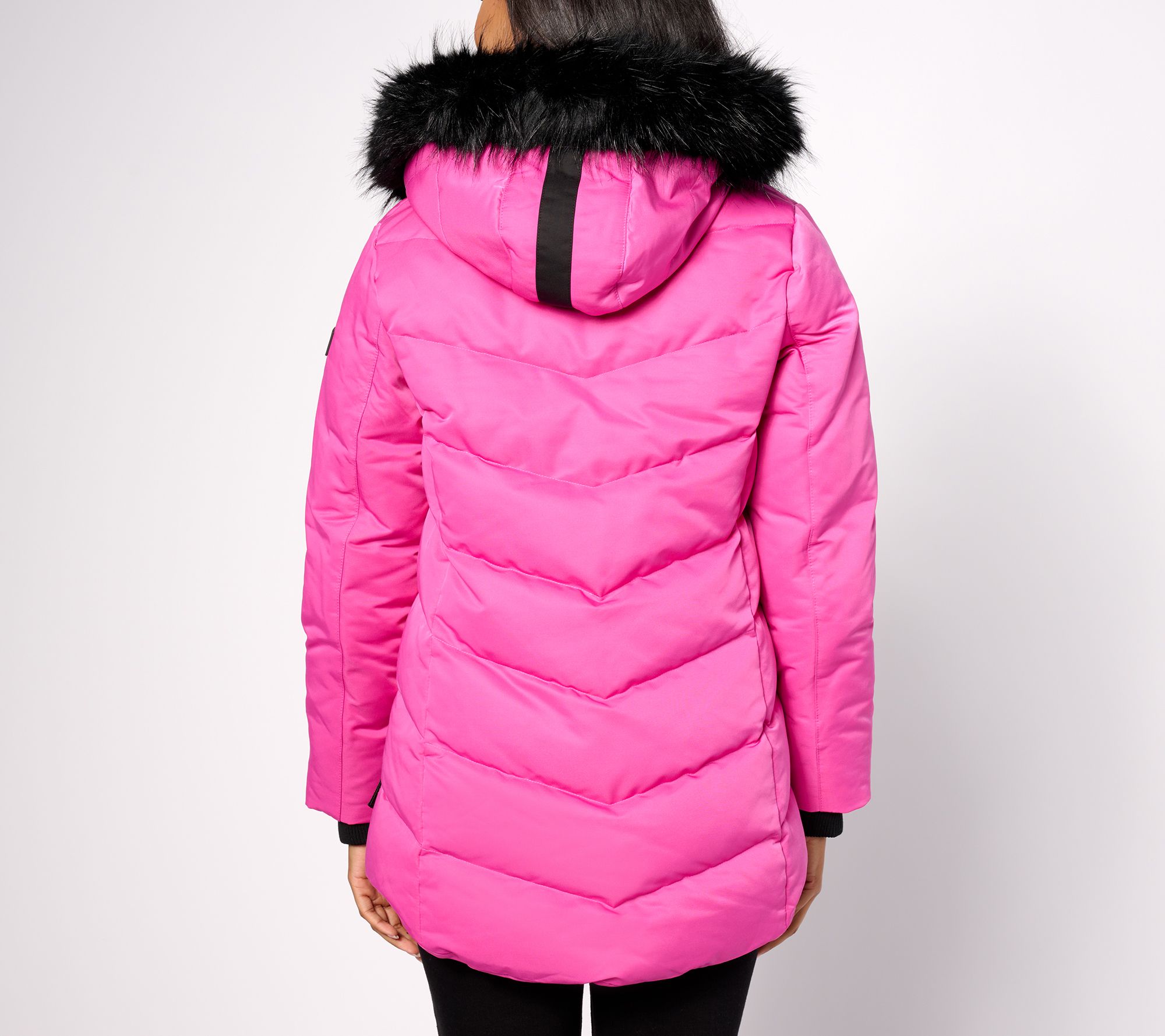Arctic Expedition Curved Hem Down Hood with Detachable Parka